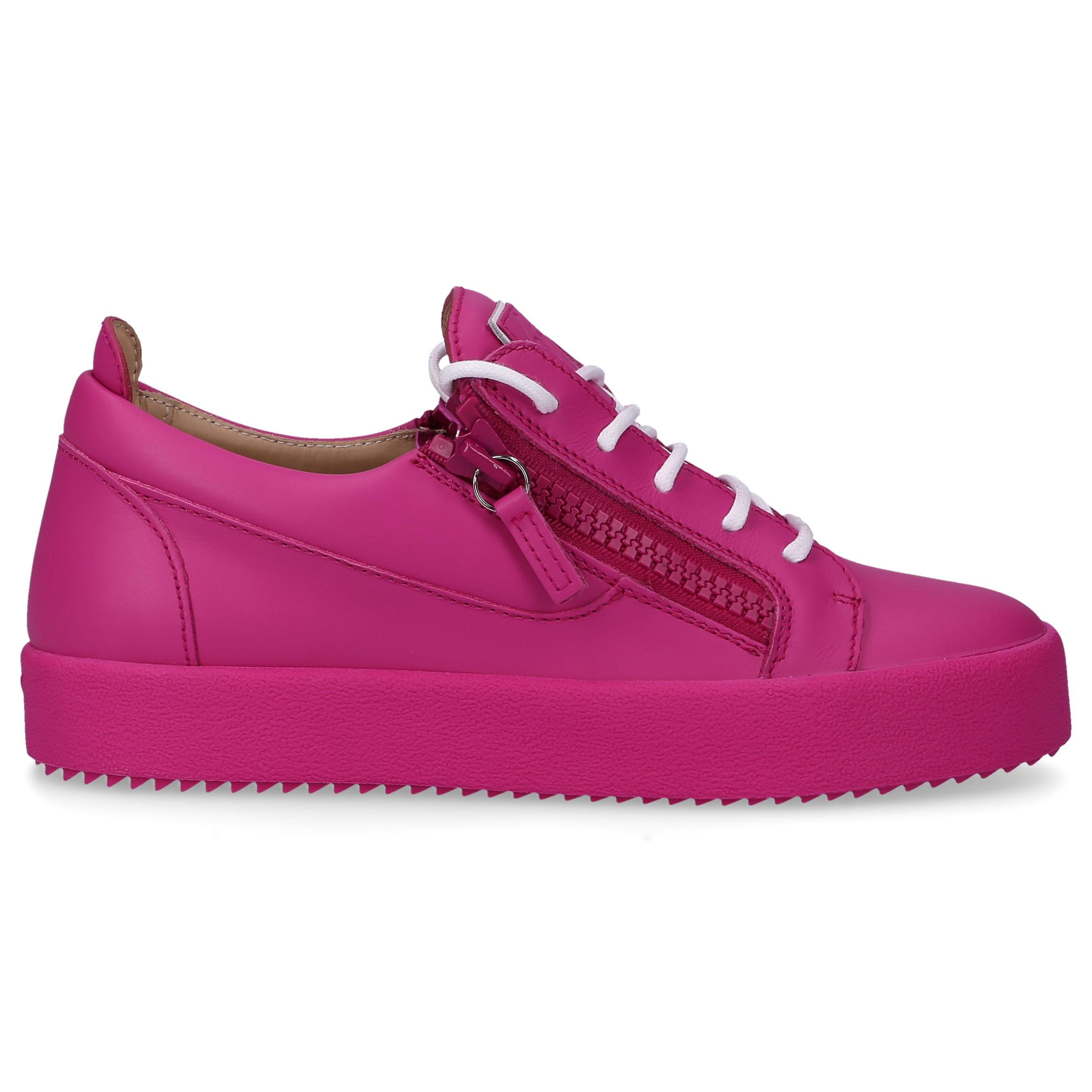 Giuseppe Zanotti Leather Low-top Sneakers Party in Pink - Lyst