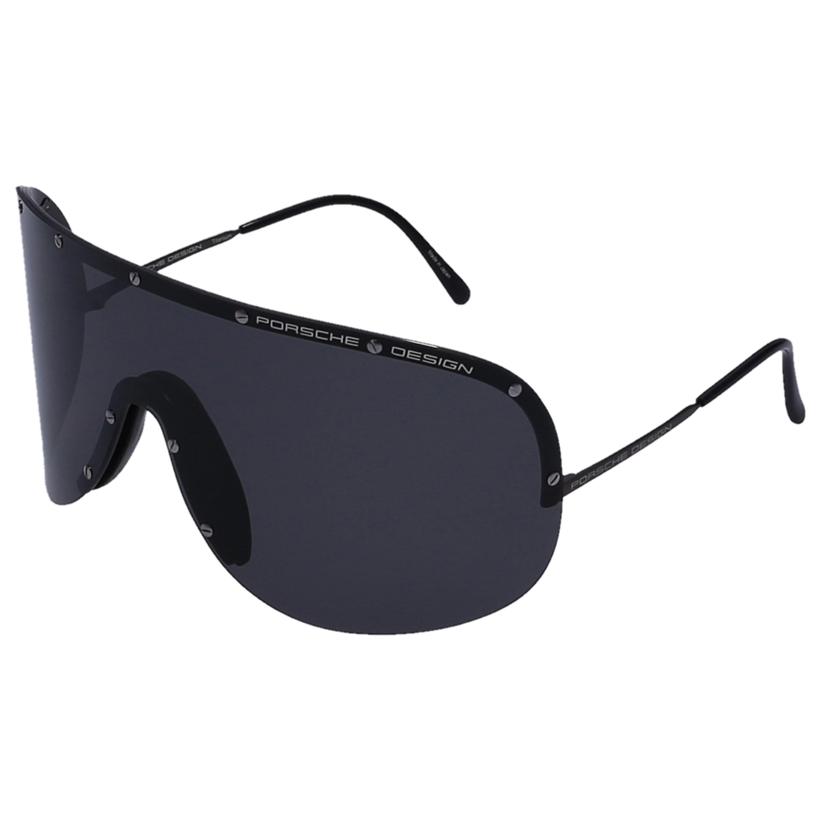 Porsche Design Sunglasses Shield 8479 D Metal Black in White for Men - Lyst