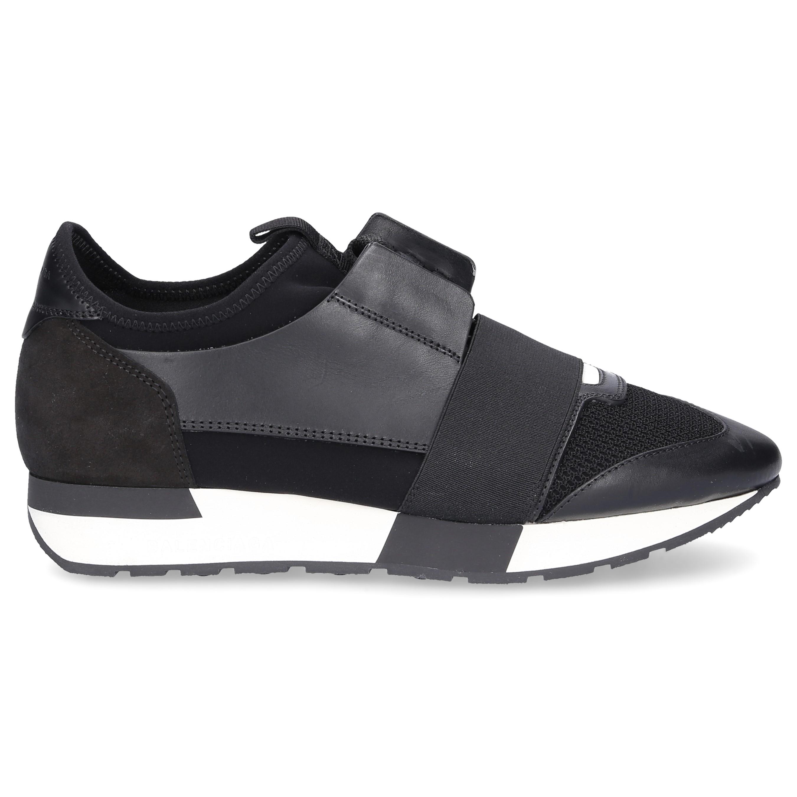 black and pink balenciaga race runners