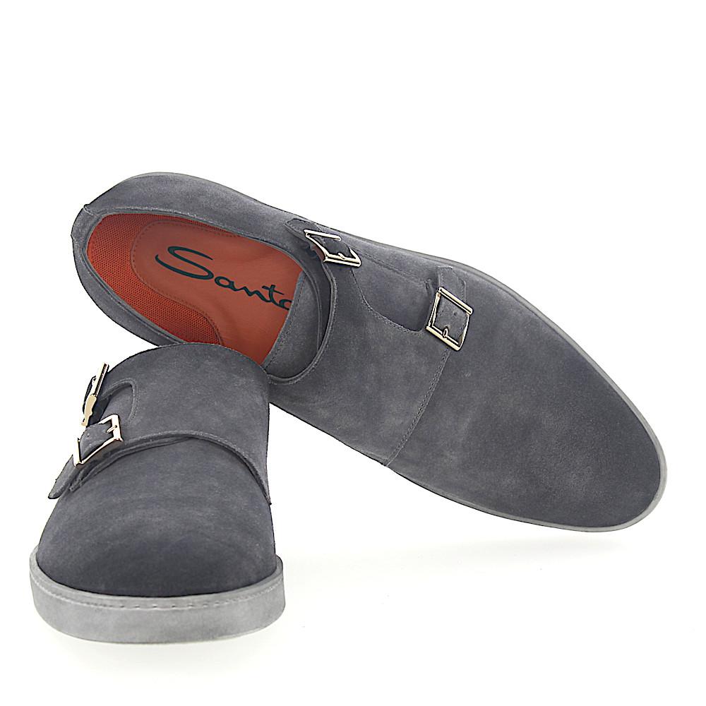 santoni double monk sneaker