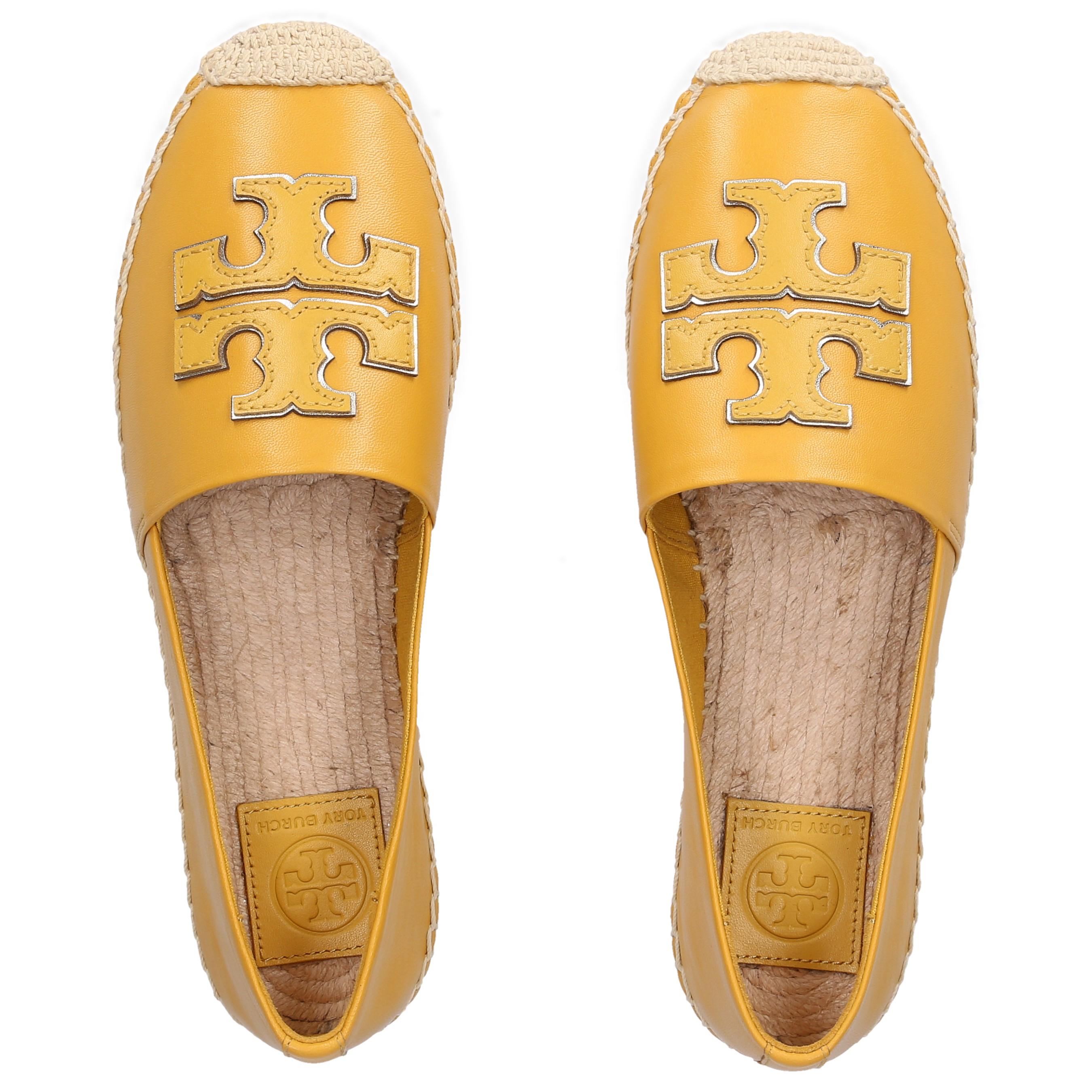 tory burch yellow ballet flats
