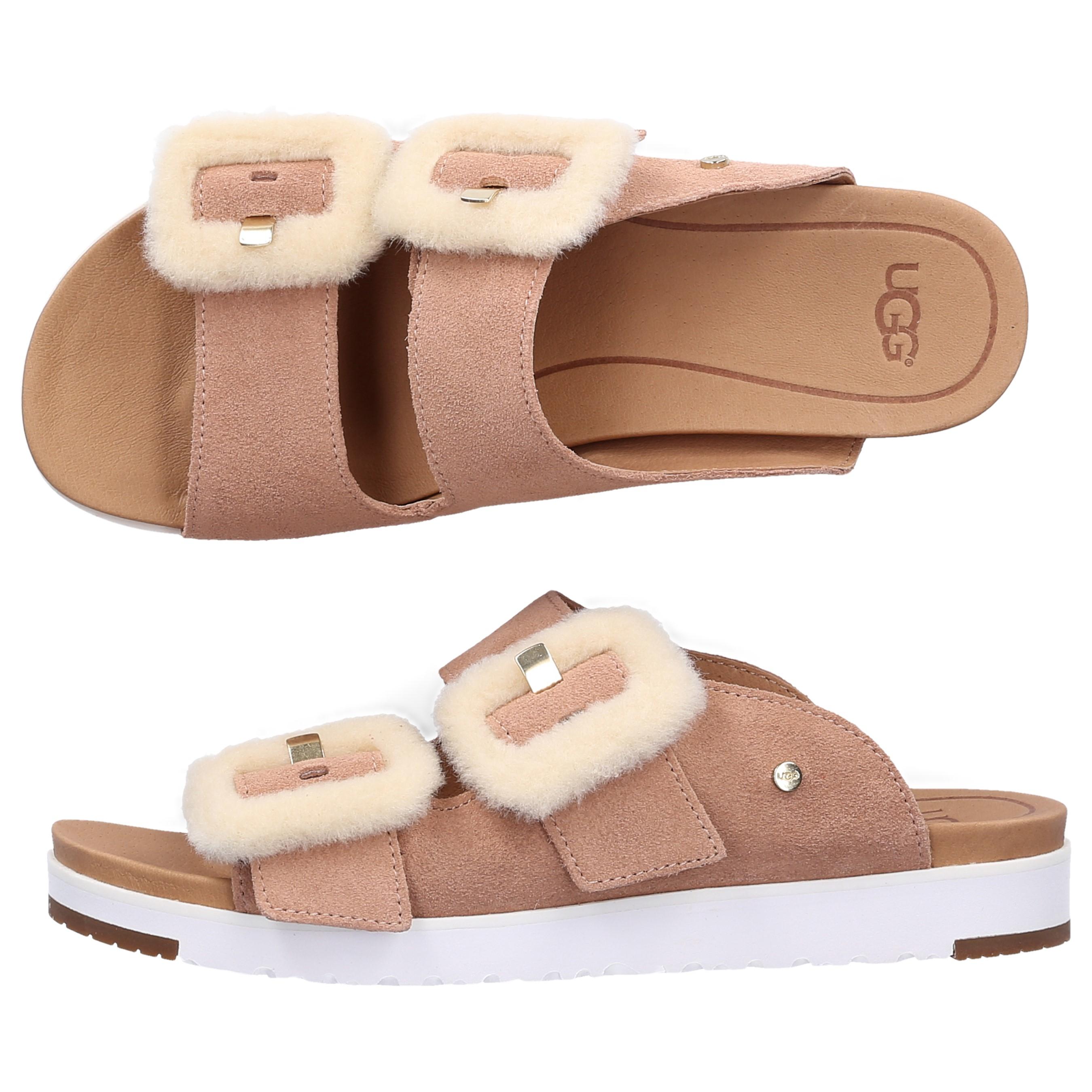 ugg suede flip flops