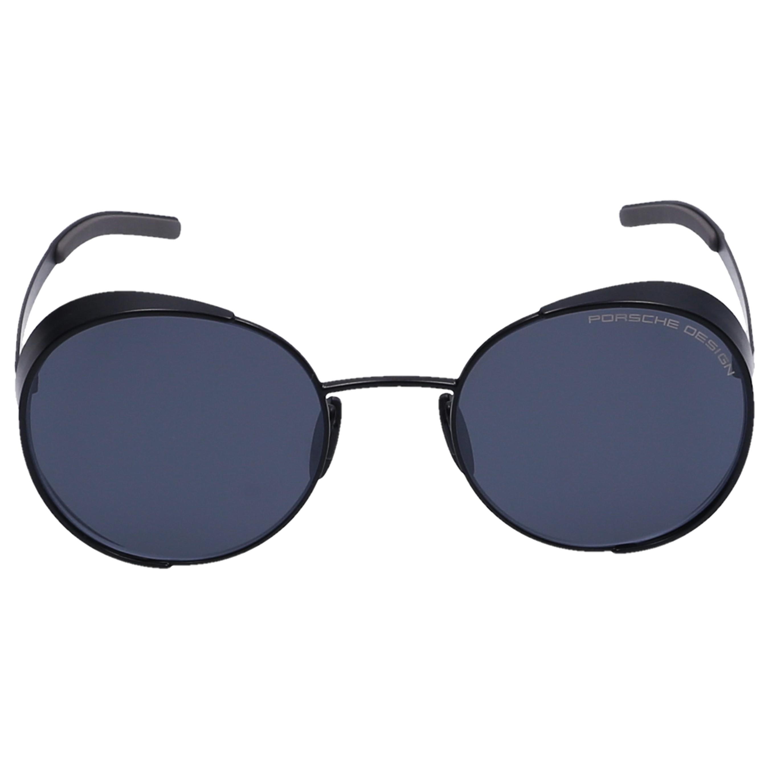 Porsche Design Sunglasses Round P ́8674 Metallic Black in Blue for Men