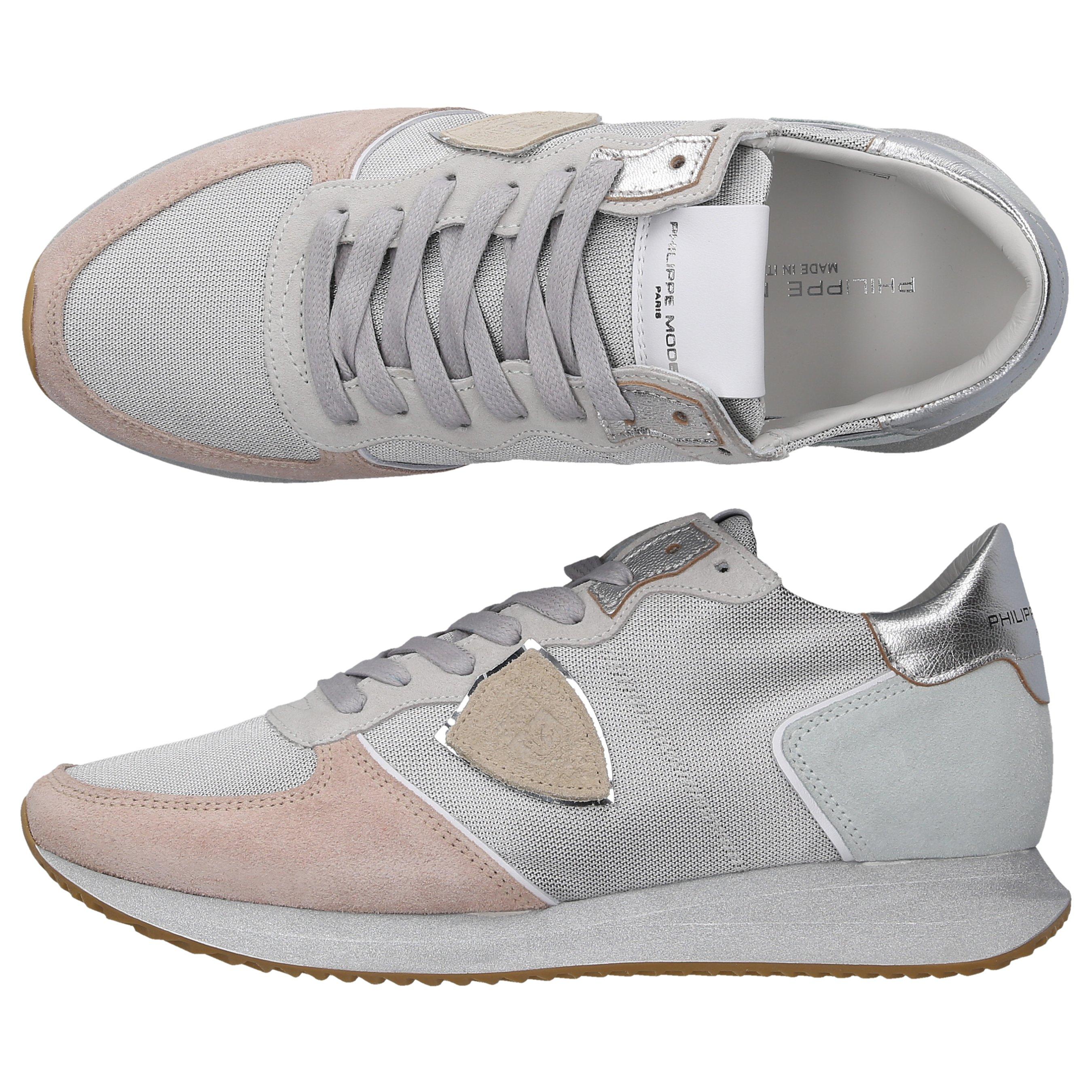 Philippe Model Low-top Sneakers Tzld-wr14 Suede in Gray | Lyst