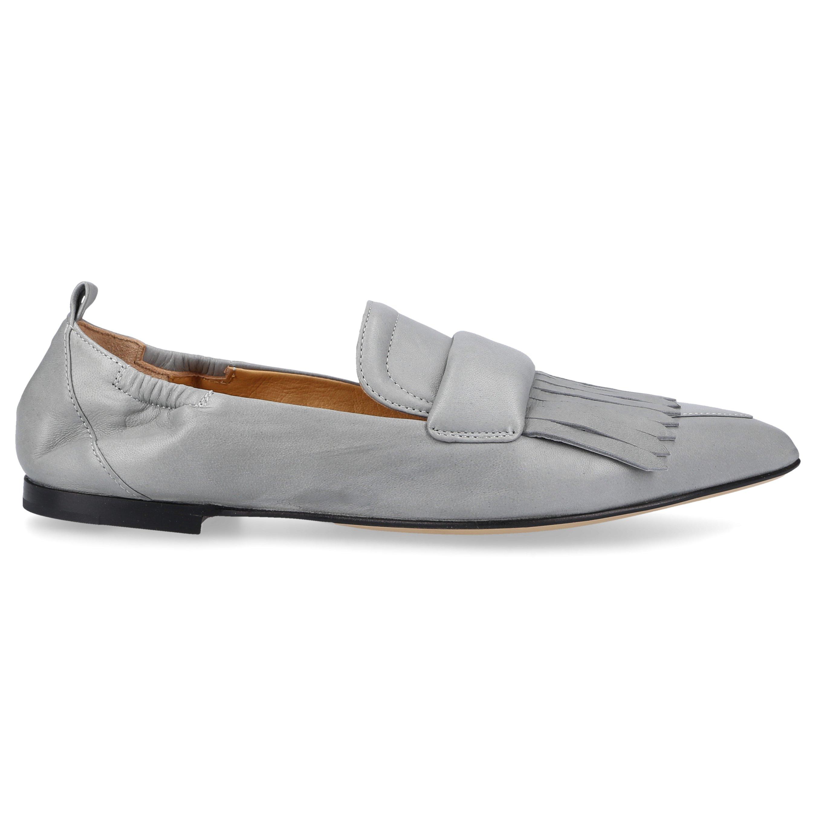 Pomme D'or Loafers 0523 Calfskin in Gray Lyst