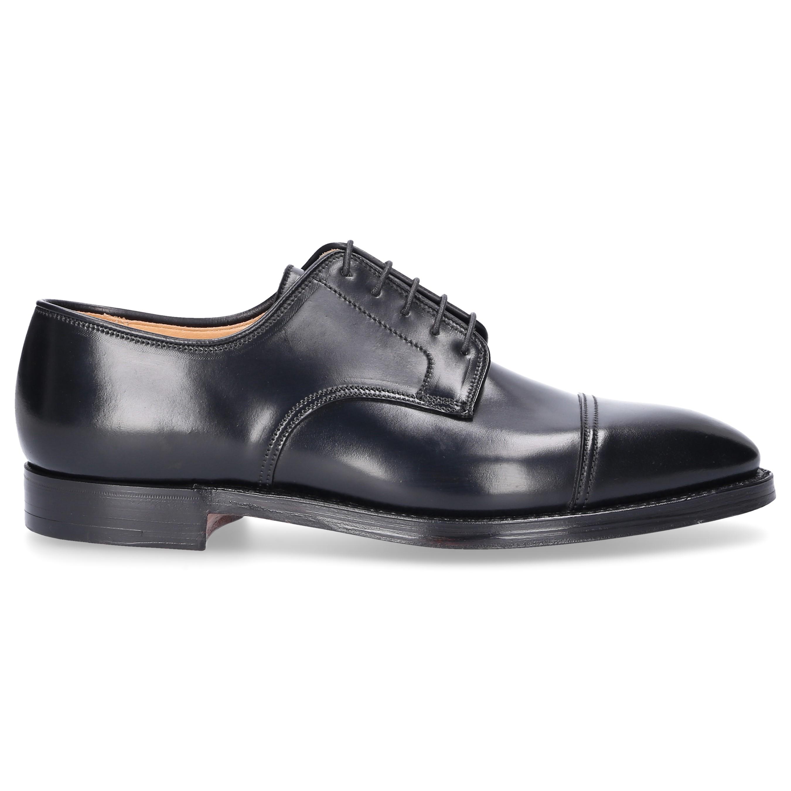 Crockett and Jones Derby Bradford Leather Cordovan Black for Men - Lyst