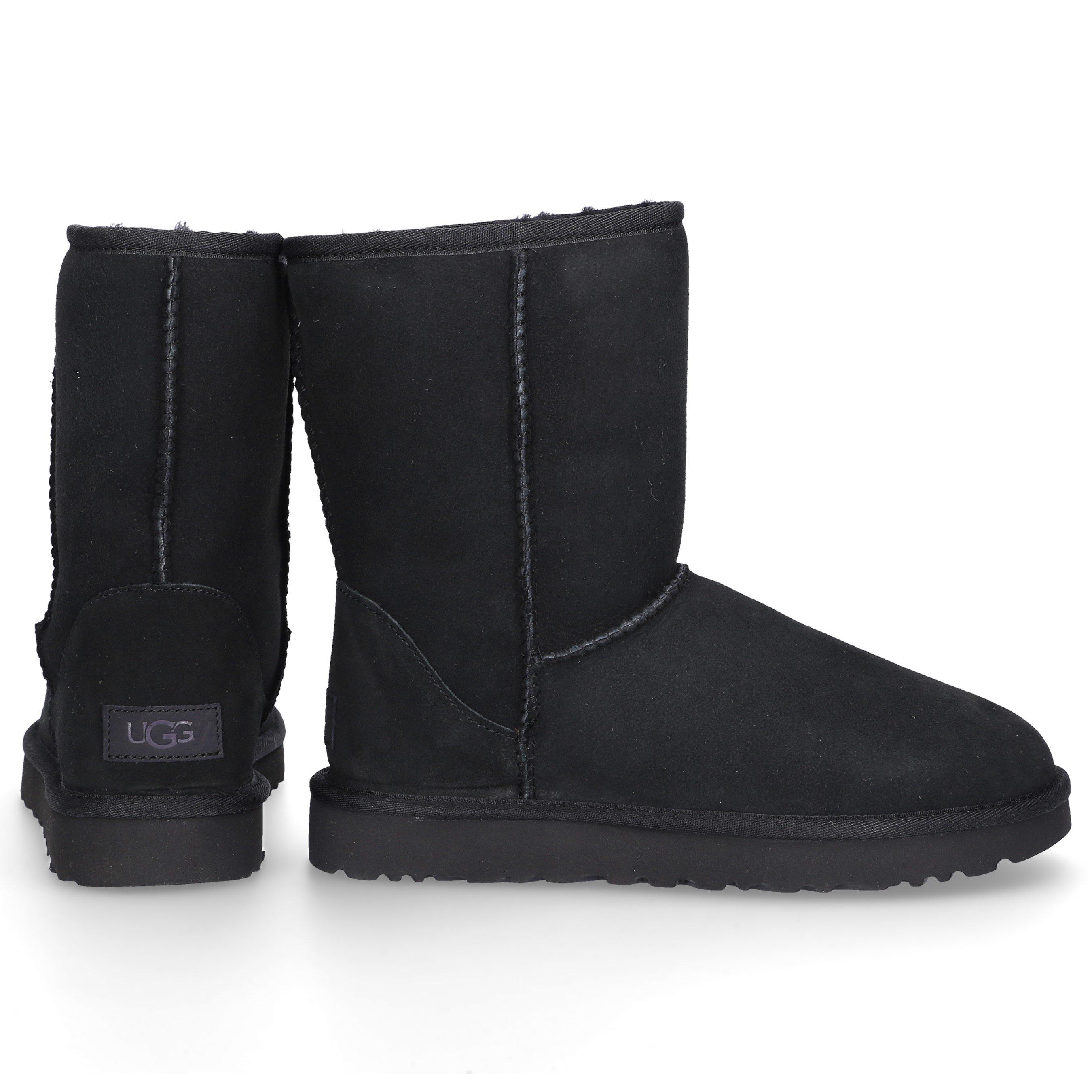UGG Leather Classic II Shearling-Lined 
