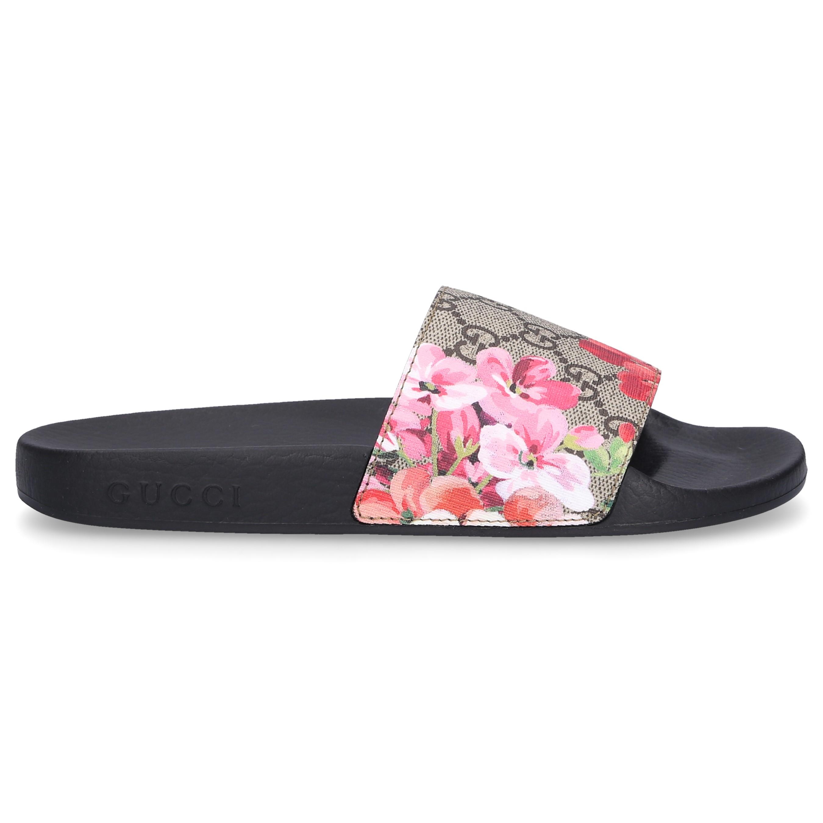 Gucci Canvas GG Blooms Supreme Slide Sandal - Save 34% - Lyst