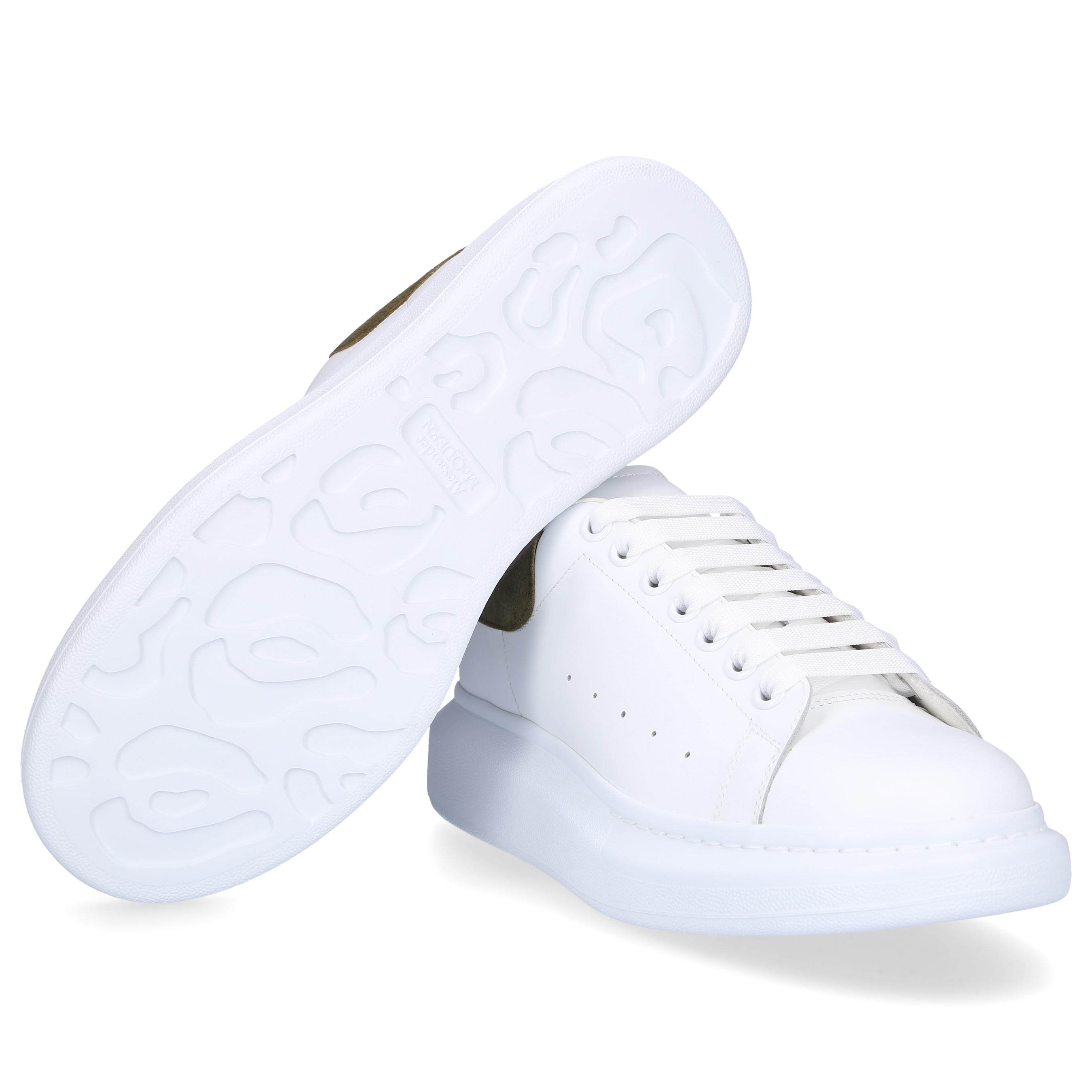 Alexander McQueen Leather Sneakers Green Larry for Men Lyst