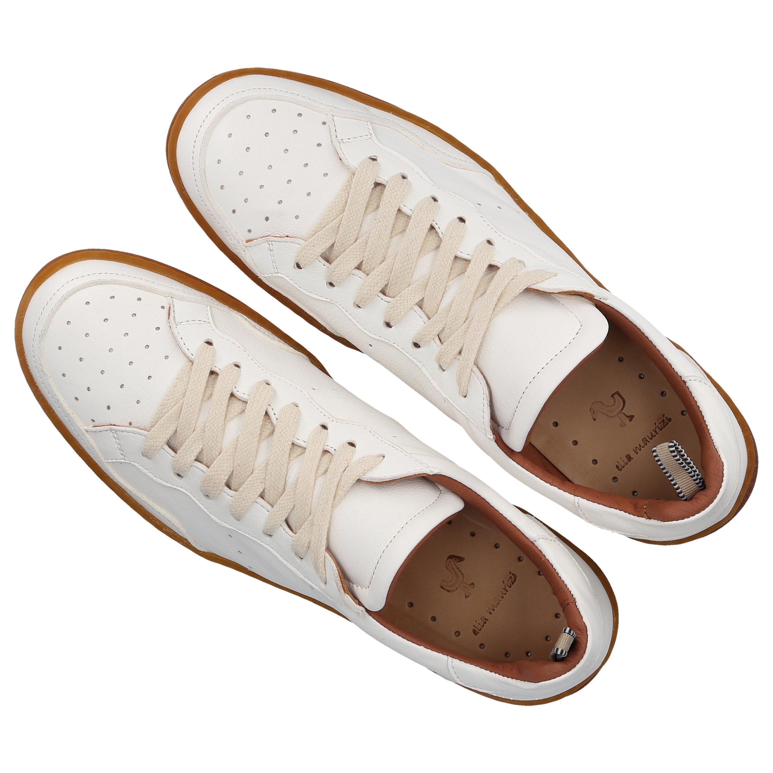 Elia Maurizi Low-top Sneakers 1166v9 Calfskin in White | Lyst