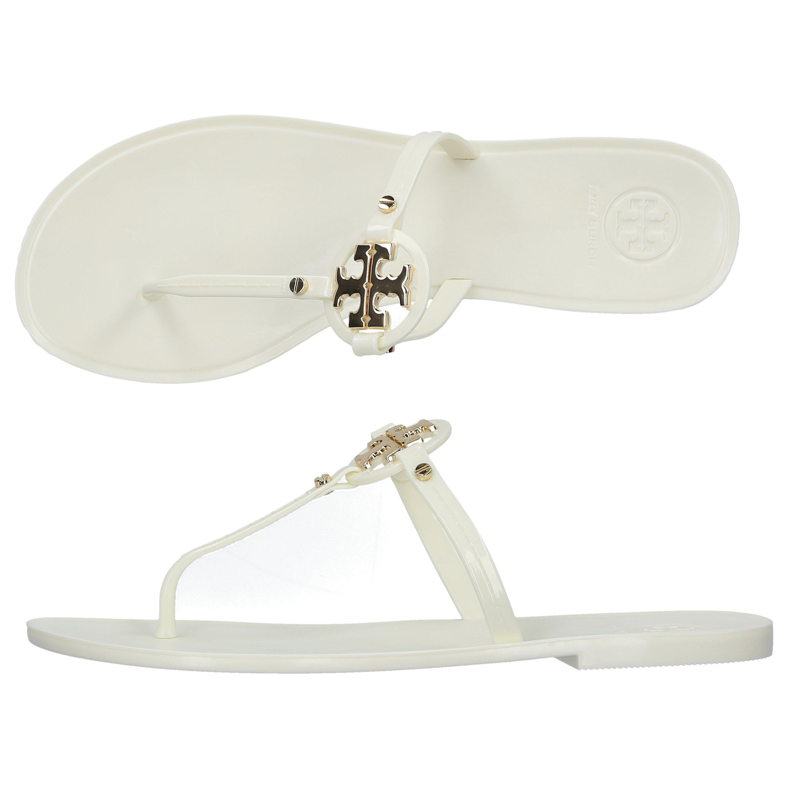 Tory Burch Sandals Mini Miller Pvc in White | Lyst