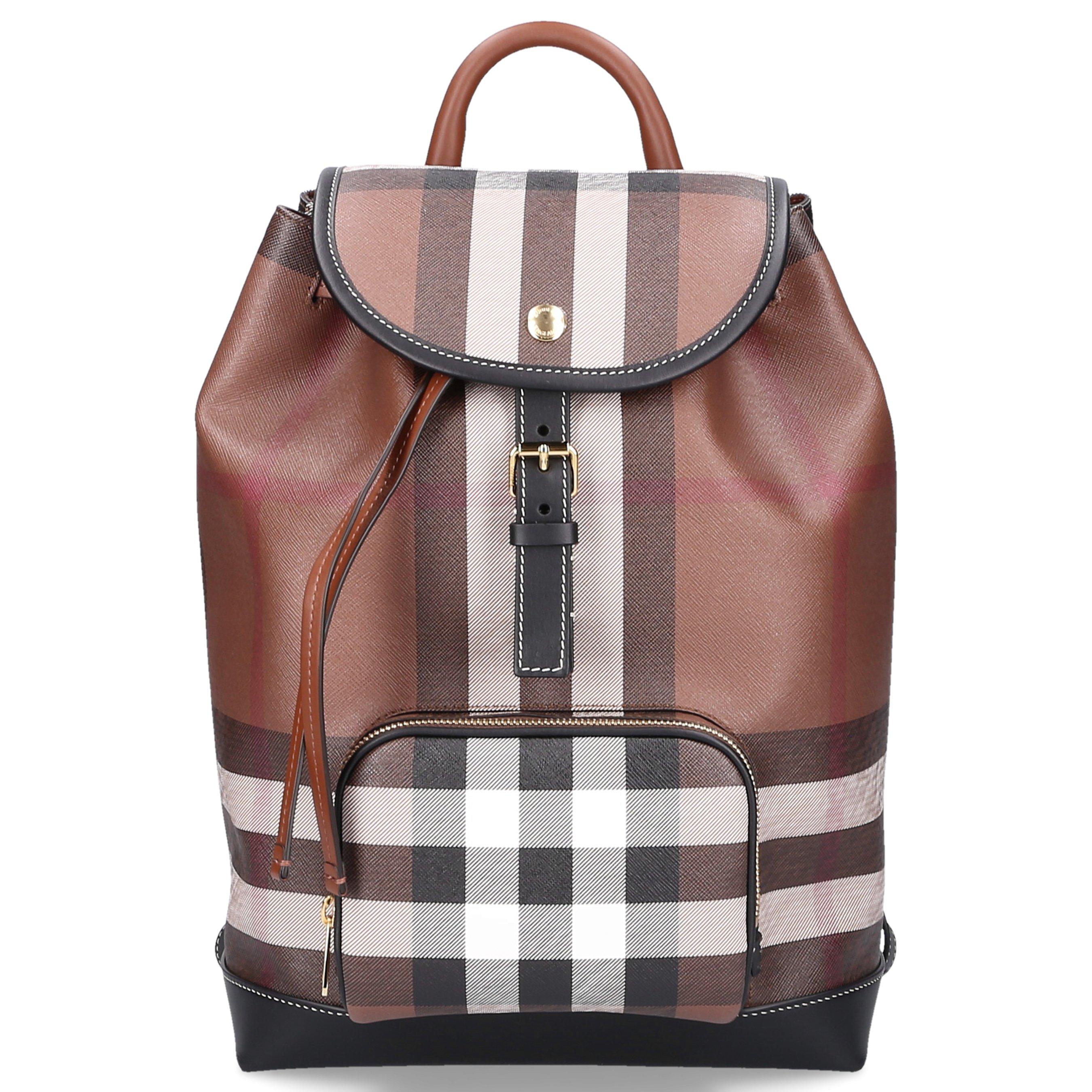 Burberry Backpack 8058598 Canvas in Brown | Lyst