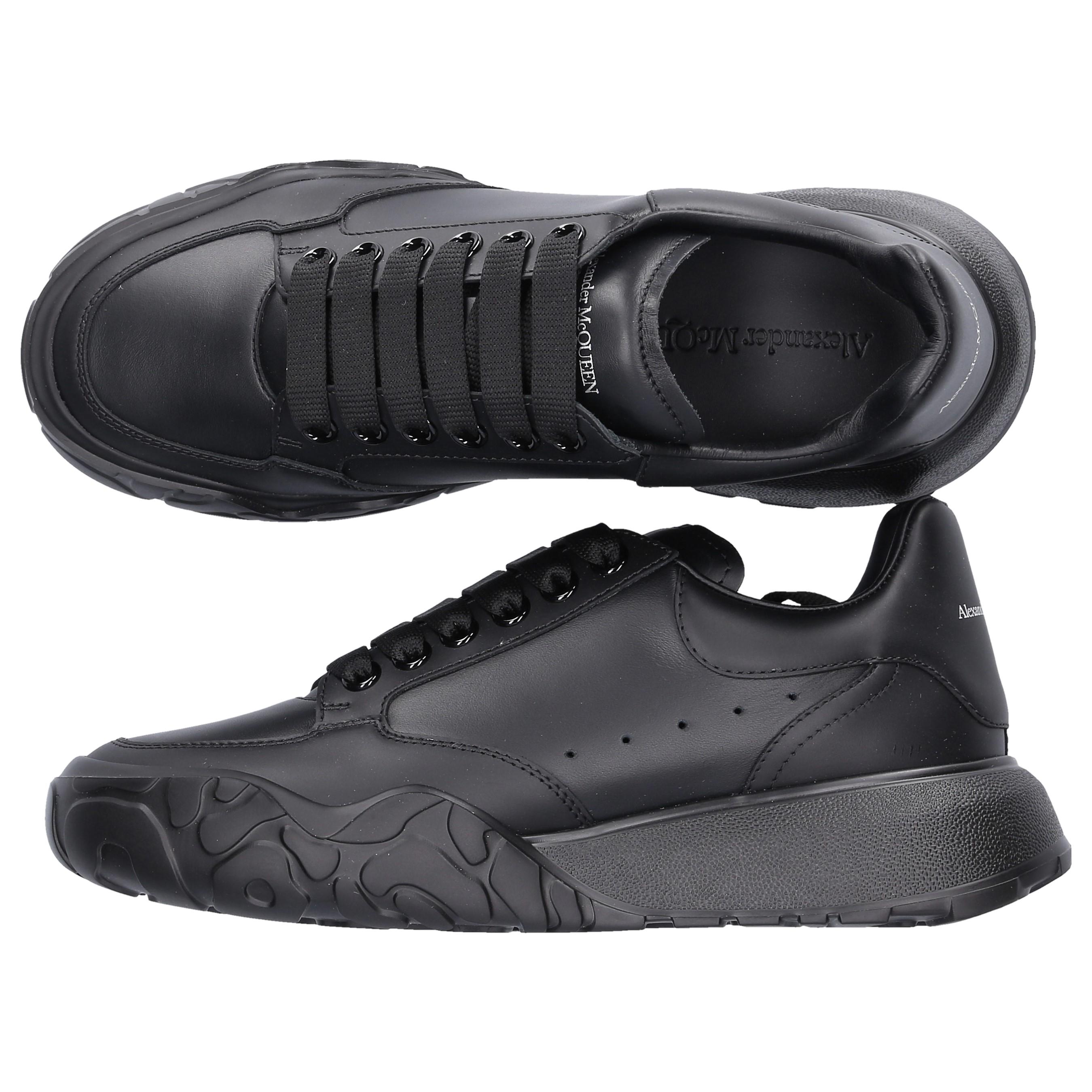 mcqueen black trainers