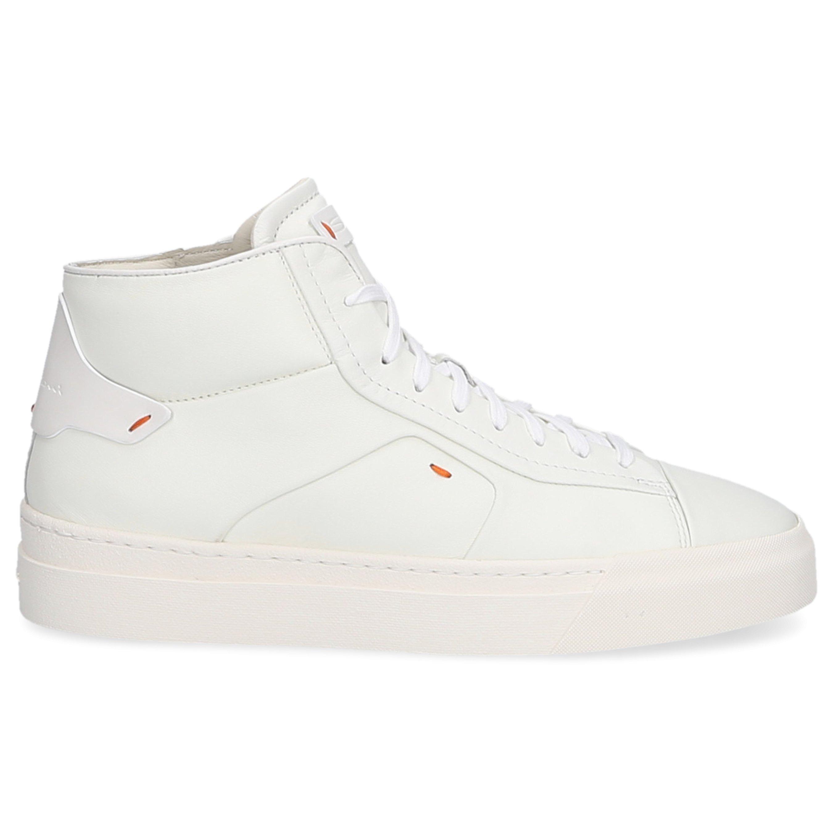 Santoni Hightop Sneakers 60935 Calfskin in White Lyst