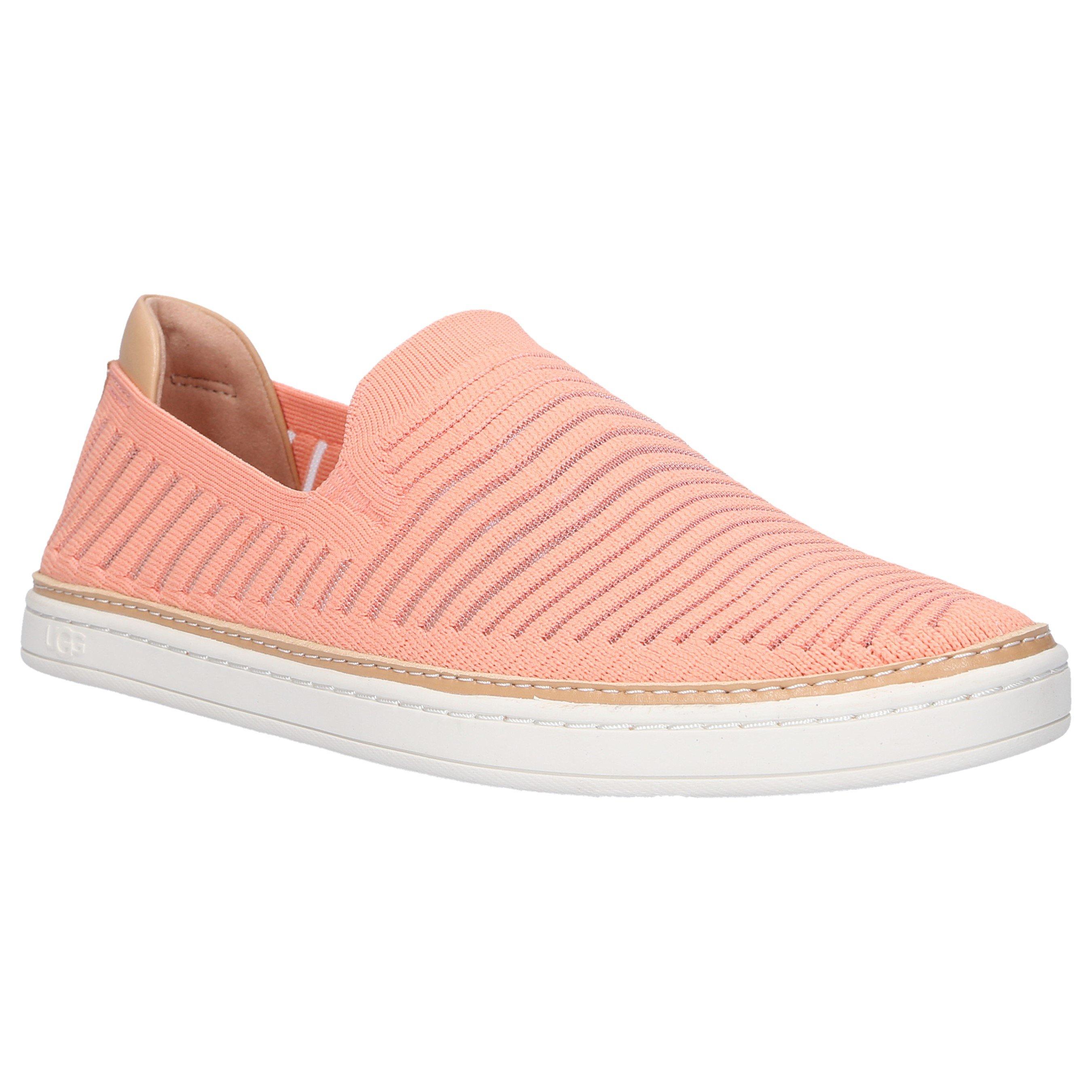 UGG Sammy Chevron Sneaker Leather in Pink | Lyst