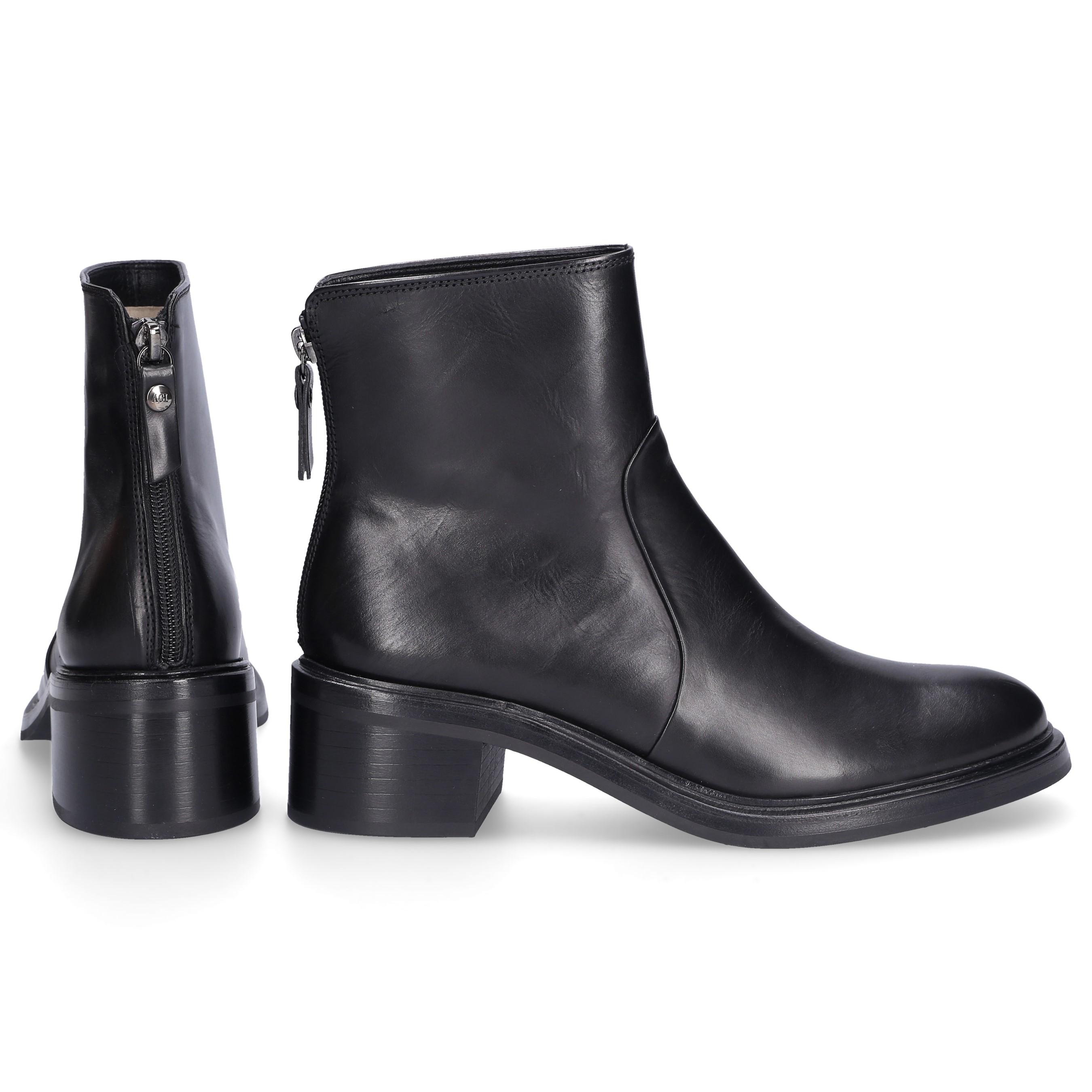 Agl Attilio Giusti Leombruni Leather Ankle Boots Black D764503 - Lyst