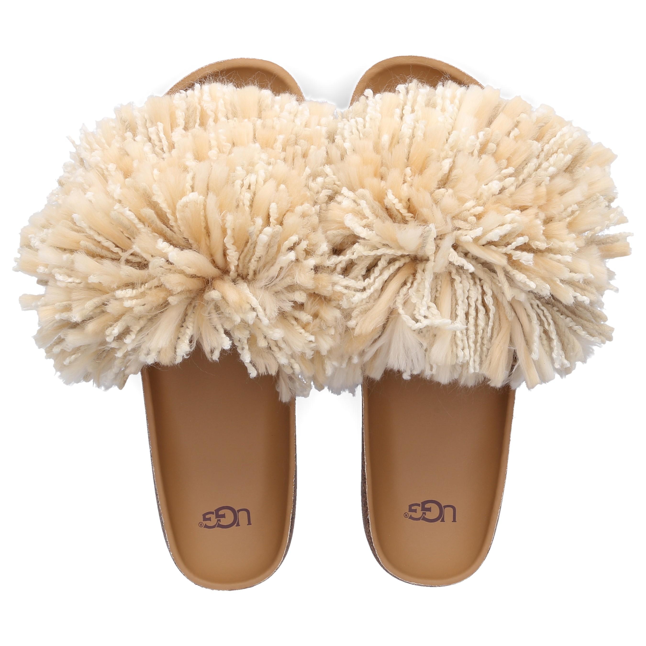 UGG Women's Cindy Slide in Beige (Natural) | Lyst