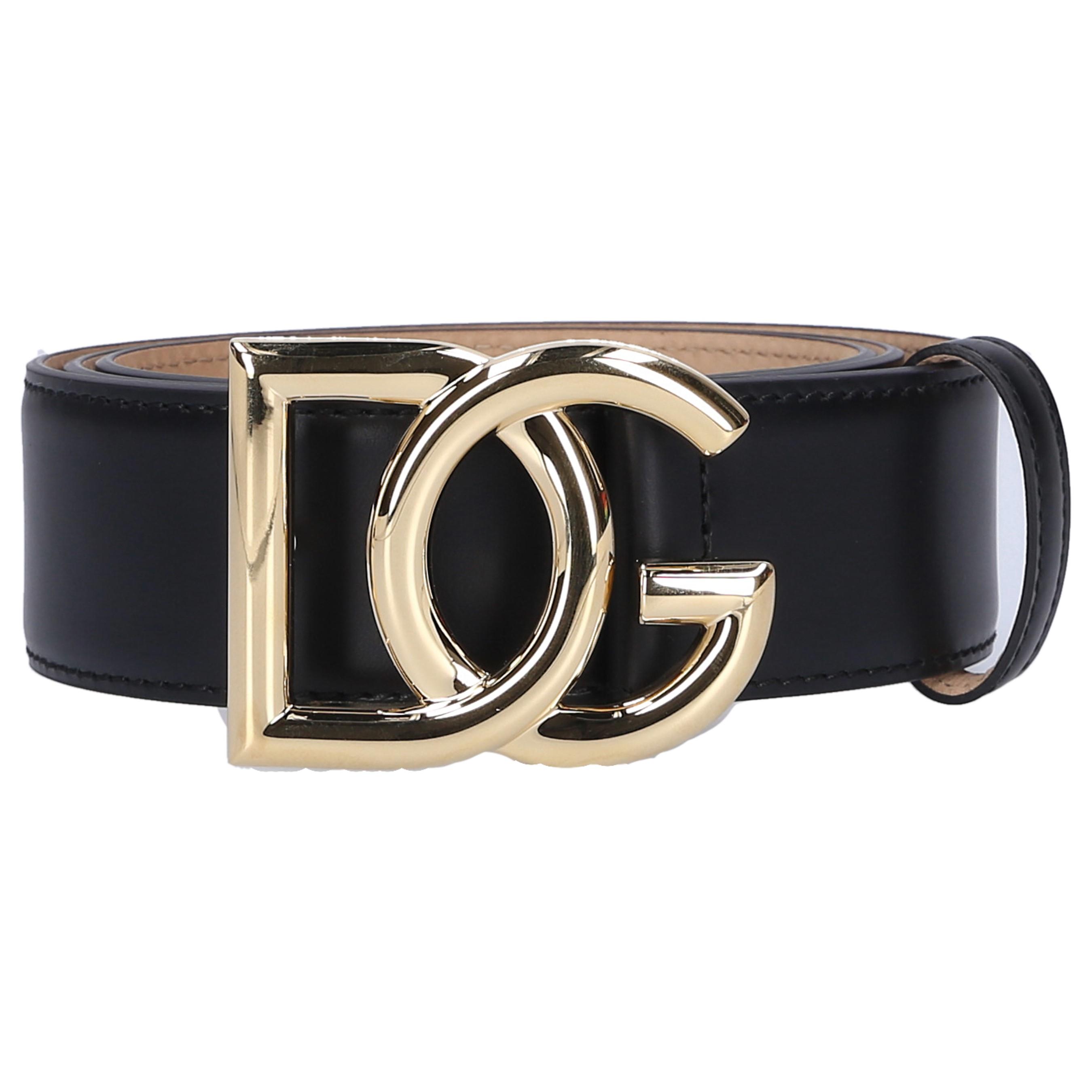 Dolce & Gabbana Leather Women Belt Be1357 Calfskin Black - Lyst