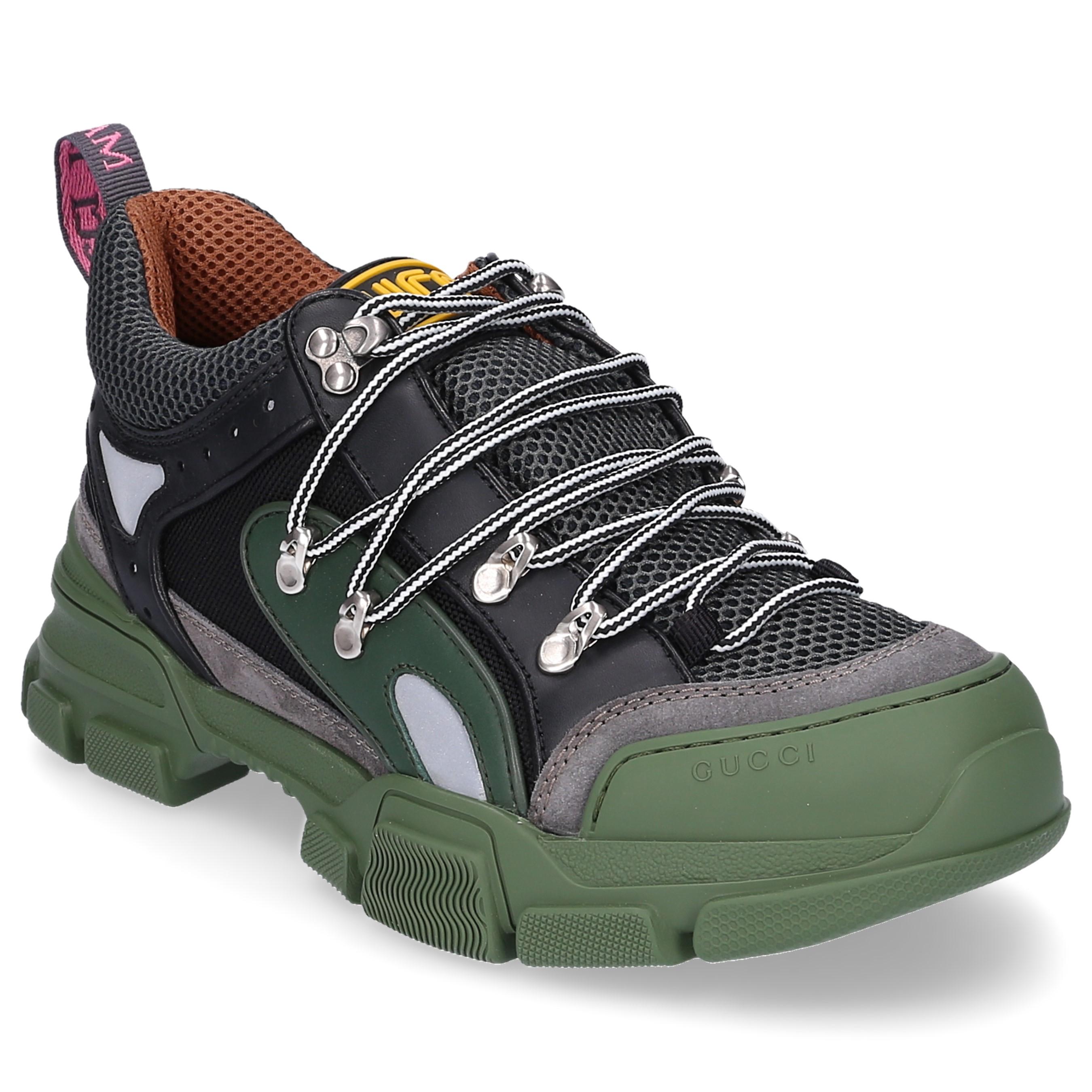 gucci flashtrek sneakers green