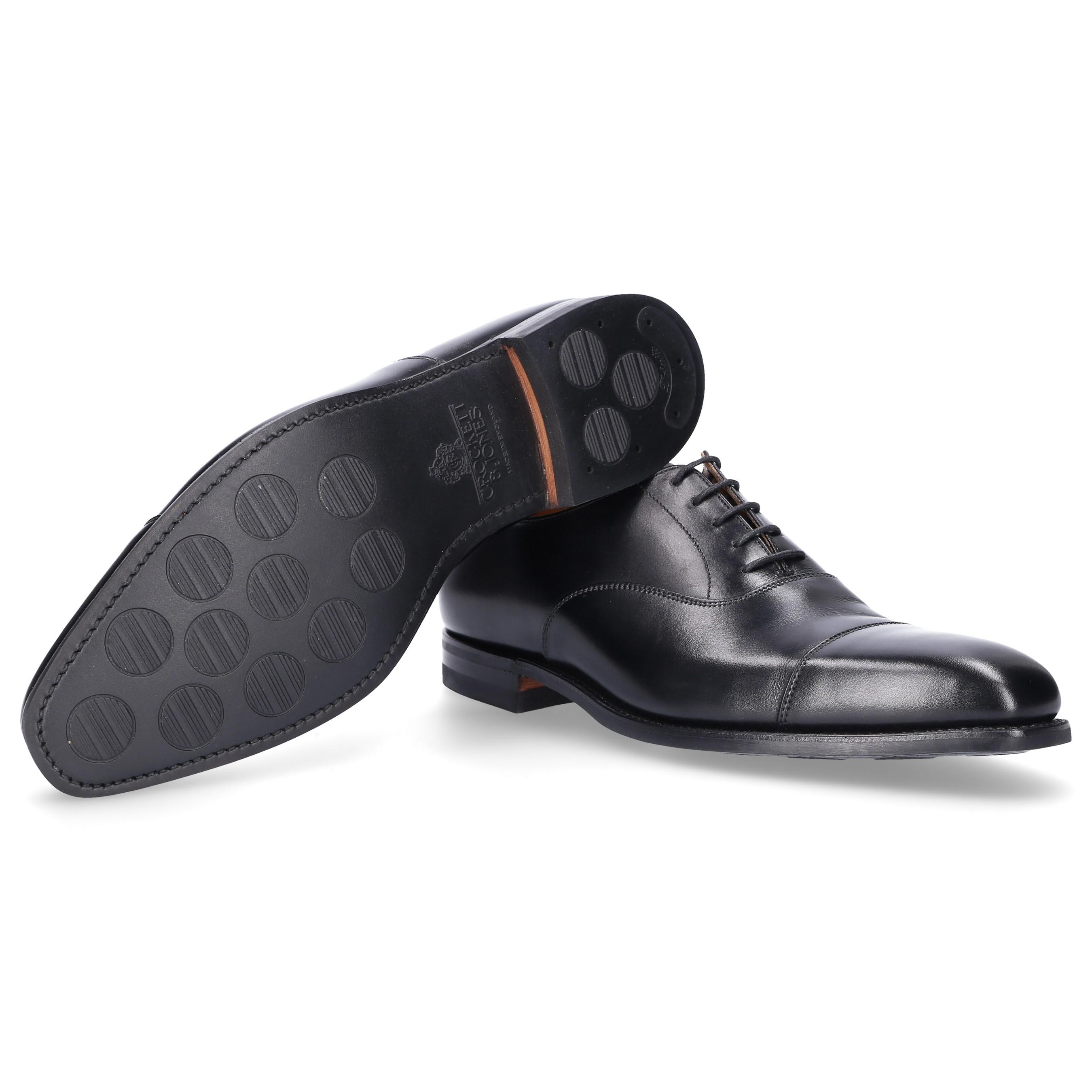 Crockett and Jones Leather Business Shoes Oxford Hallam in Black for