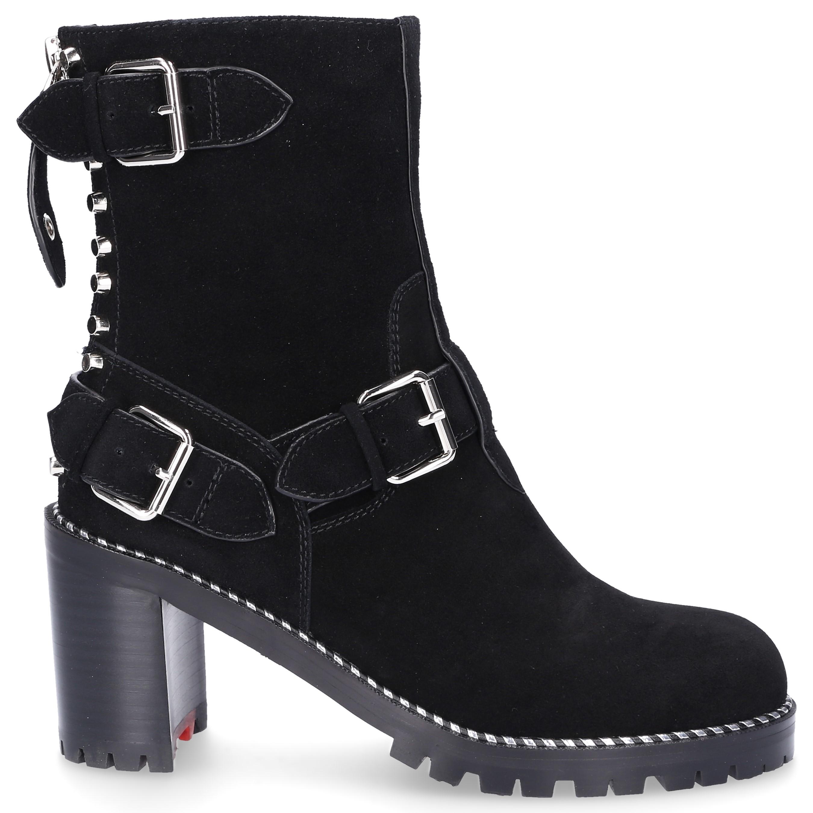 Gianni Renzi Ankle Boots Ra1289a Suede Rivets Black Lyst