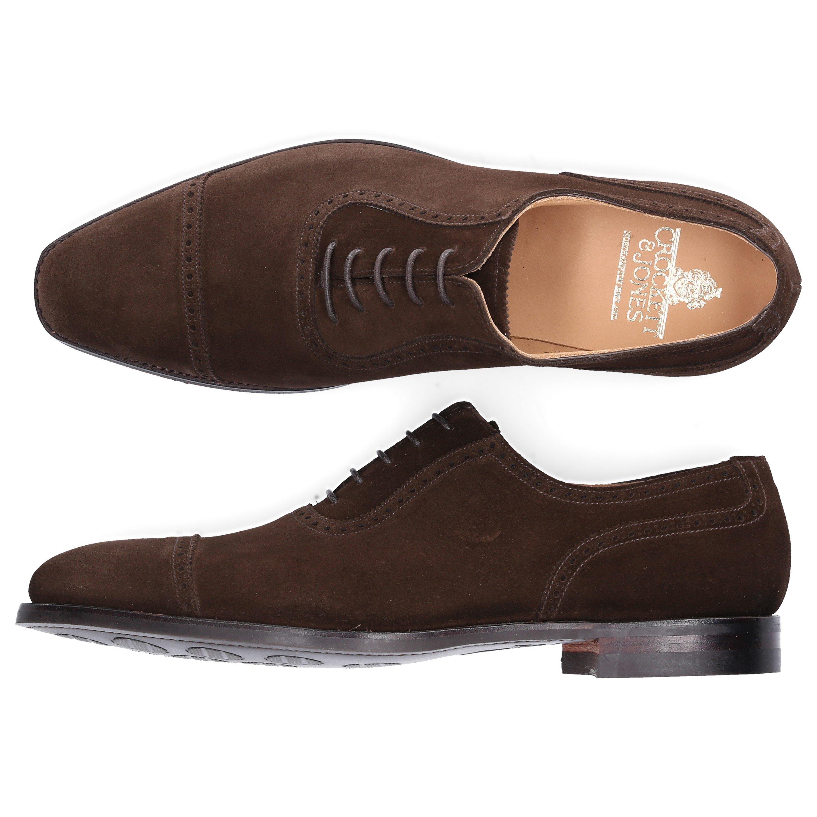 Jones Brogue Westbourne Suede Brown 