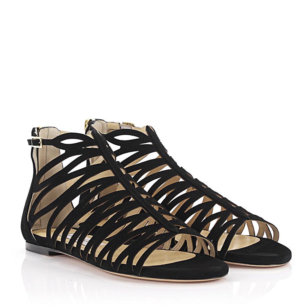 jimmy choo flat sandals uk