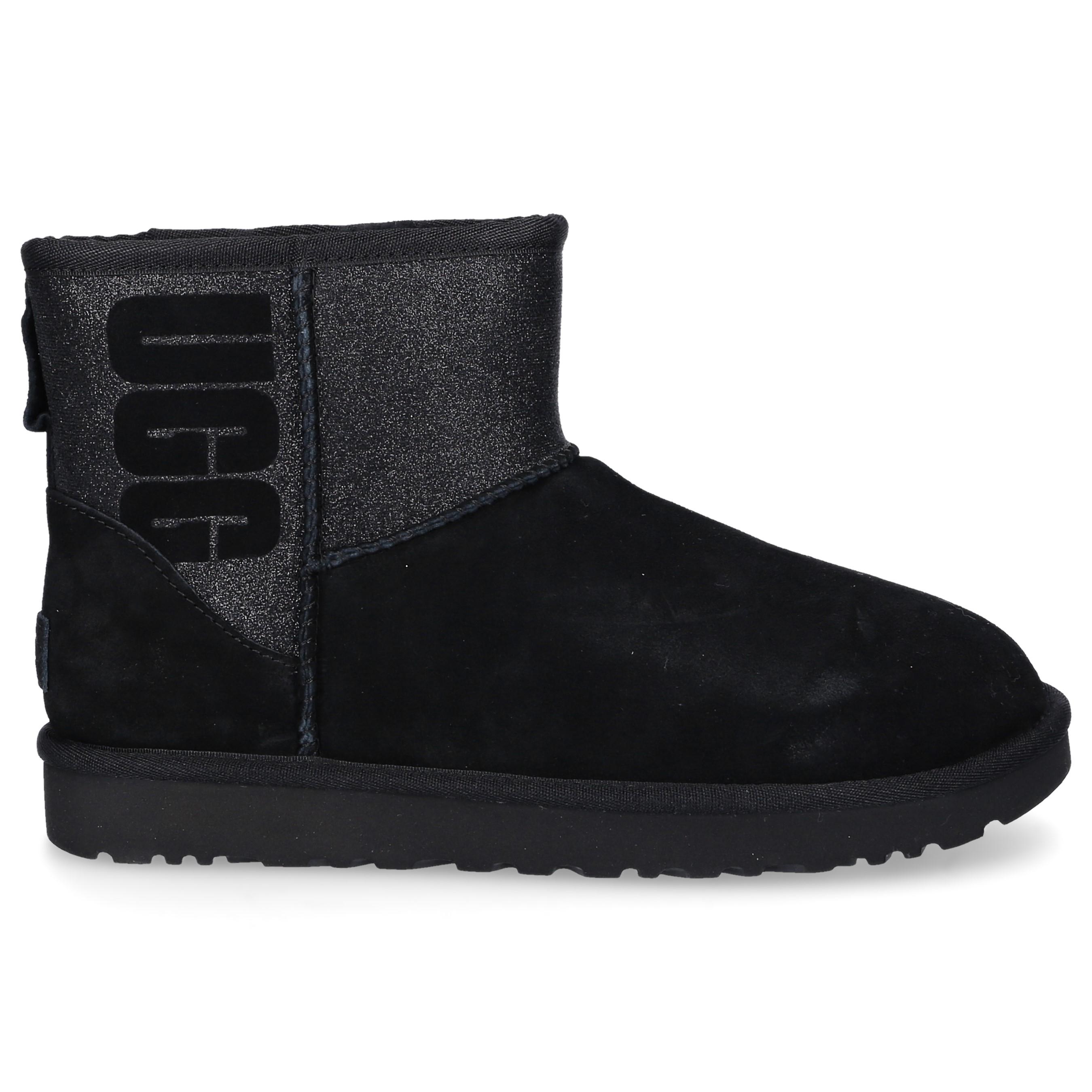 ugg black suede ankle boots