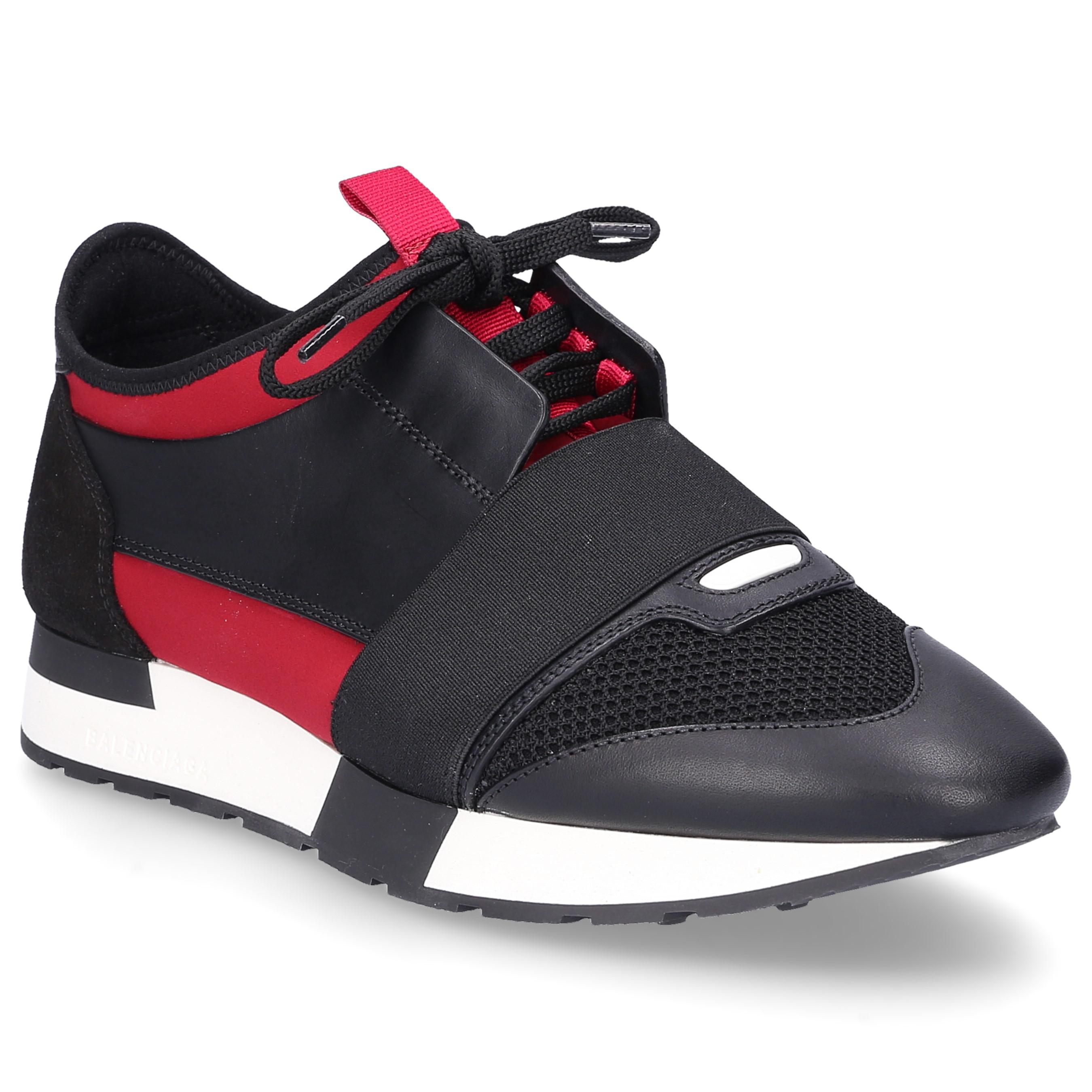 Balenciaga race runners black and red Clearance