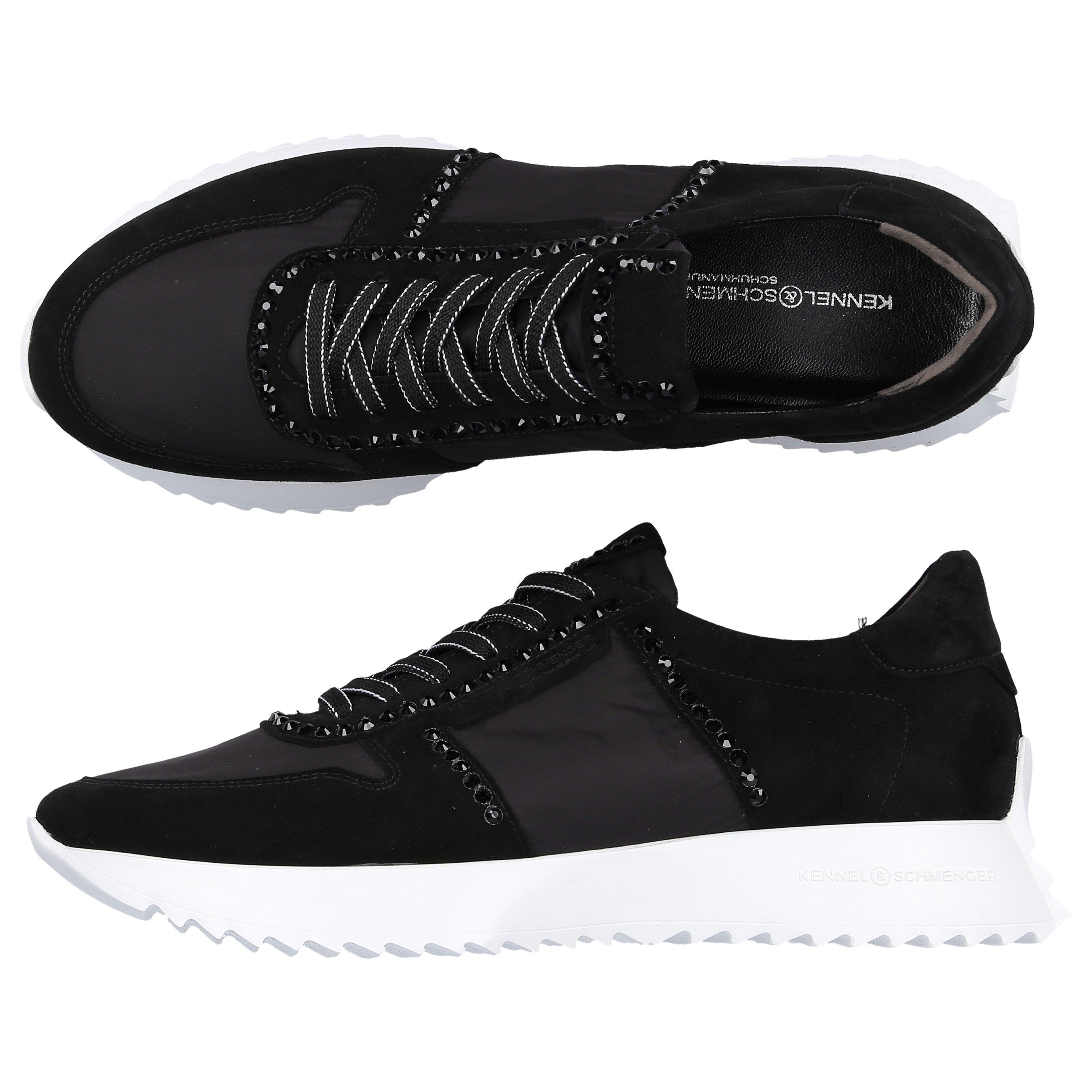 Kennel & Schmenger Low-top Sneakers Pull Goatskin in Black | Lyst