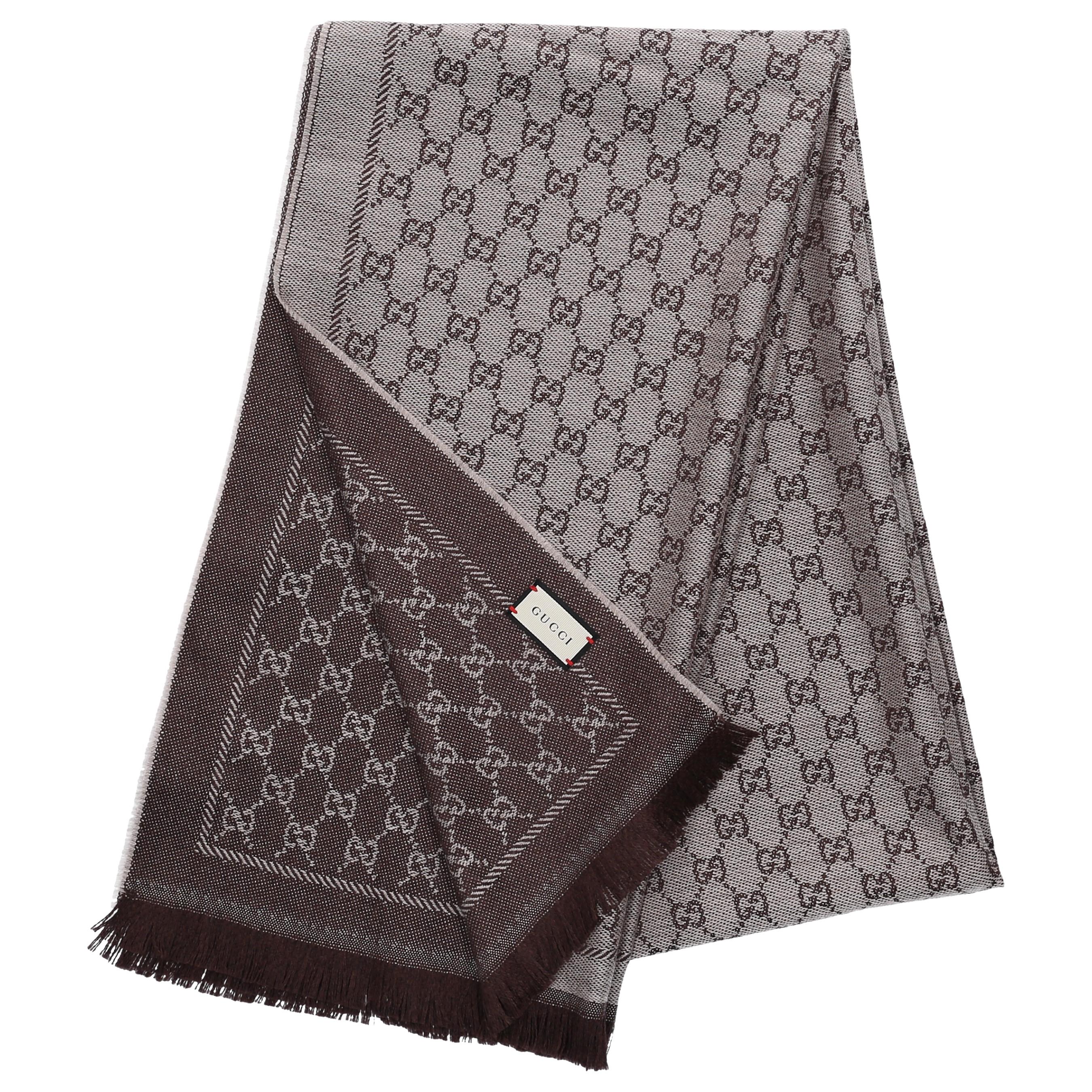 beige gucci scarf