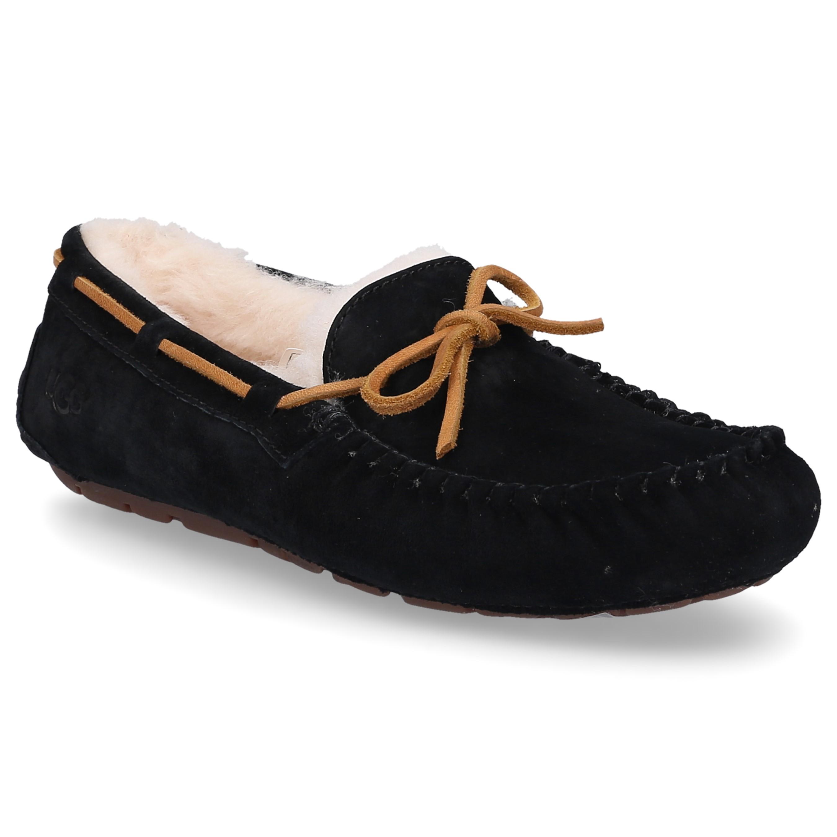 UGG Wool Dakota Moccasin Slippers in Black - Save 48% - Lyst