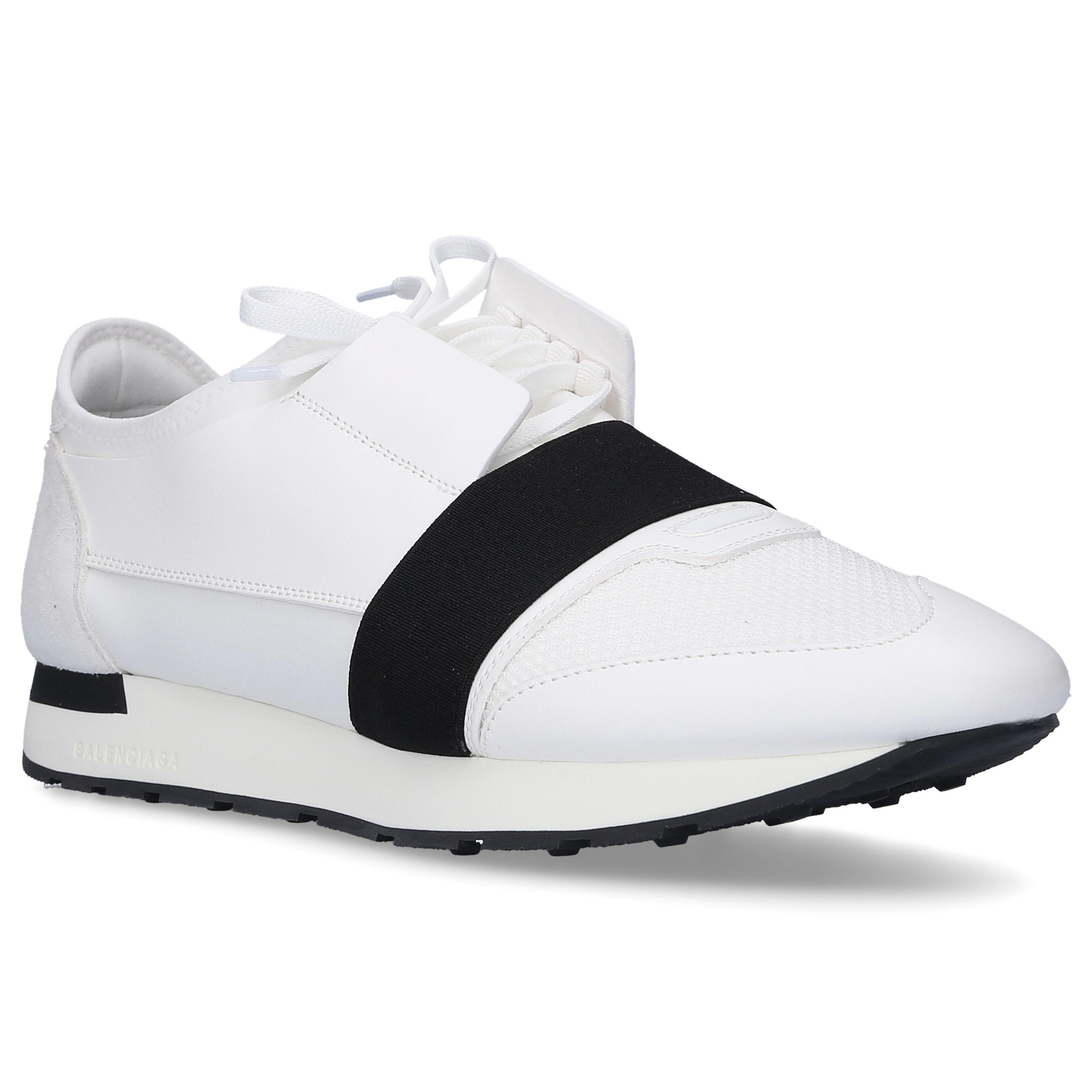 Balenciaga Rubber Race Runner Sneakers in White - Save 49% | Lyst