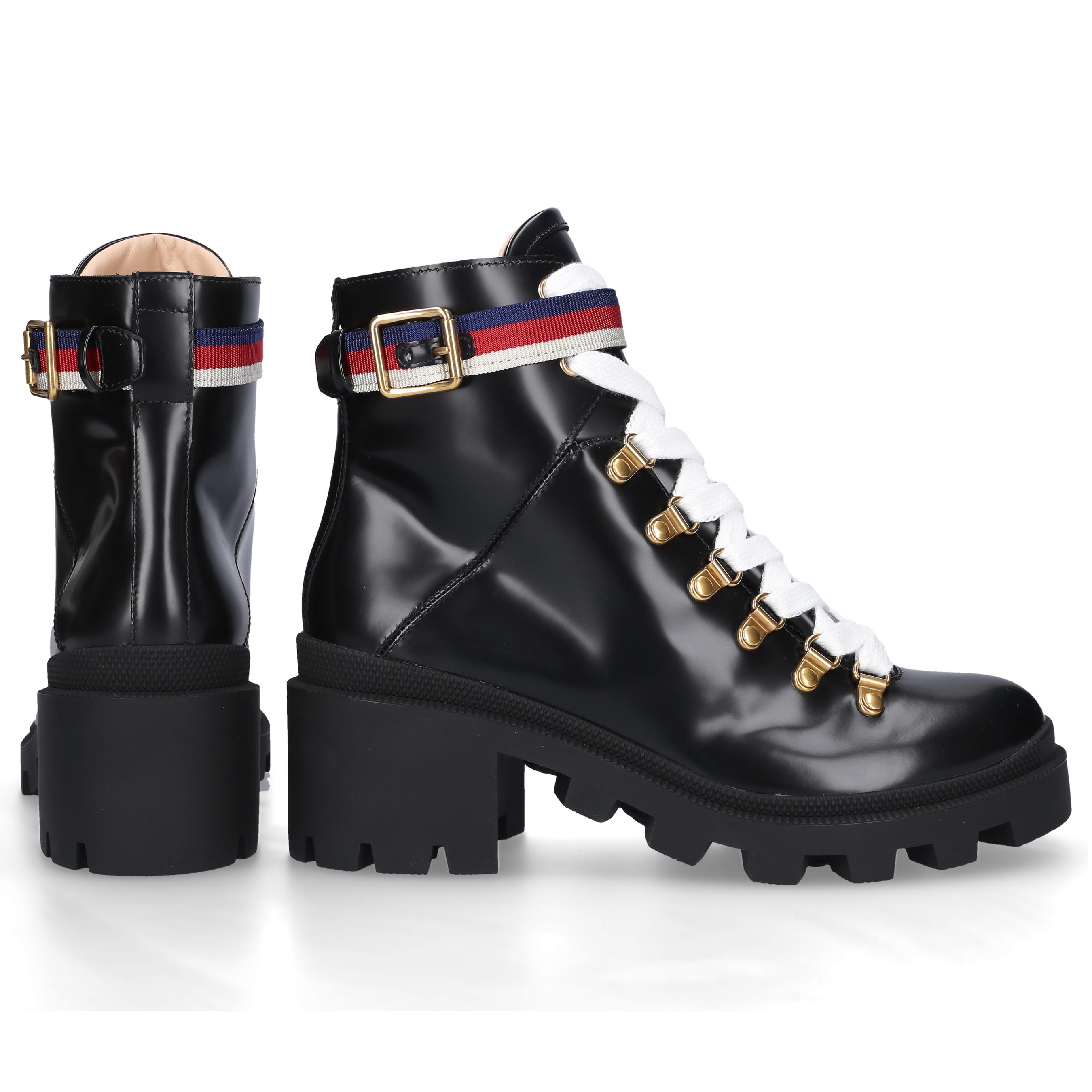 gucci black boots snake