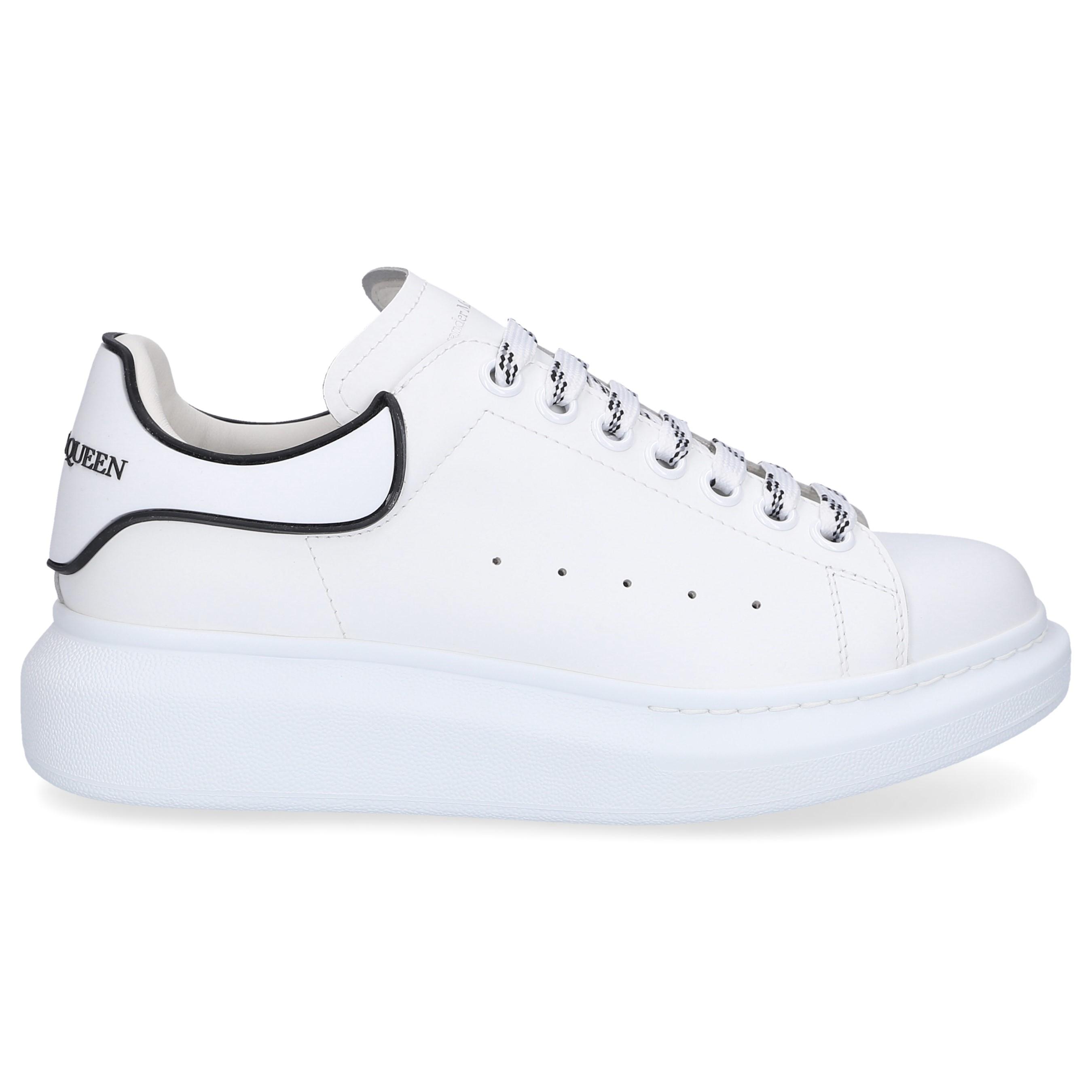 Alexander McQueen Leather Low-top Sneakers Larry in White - Lyst