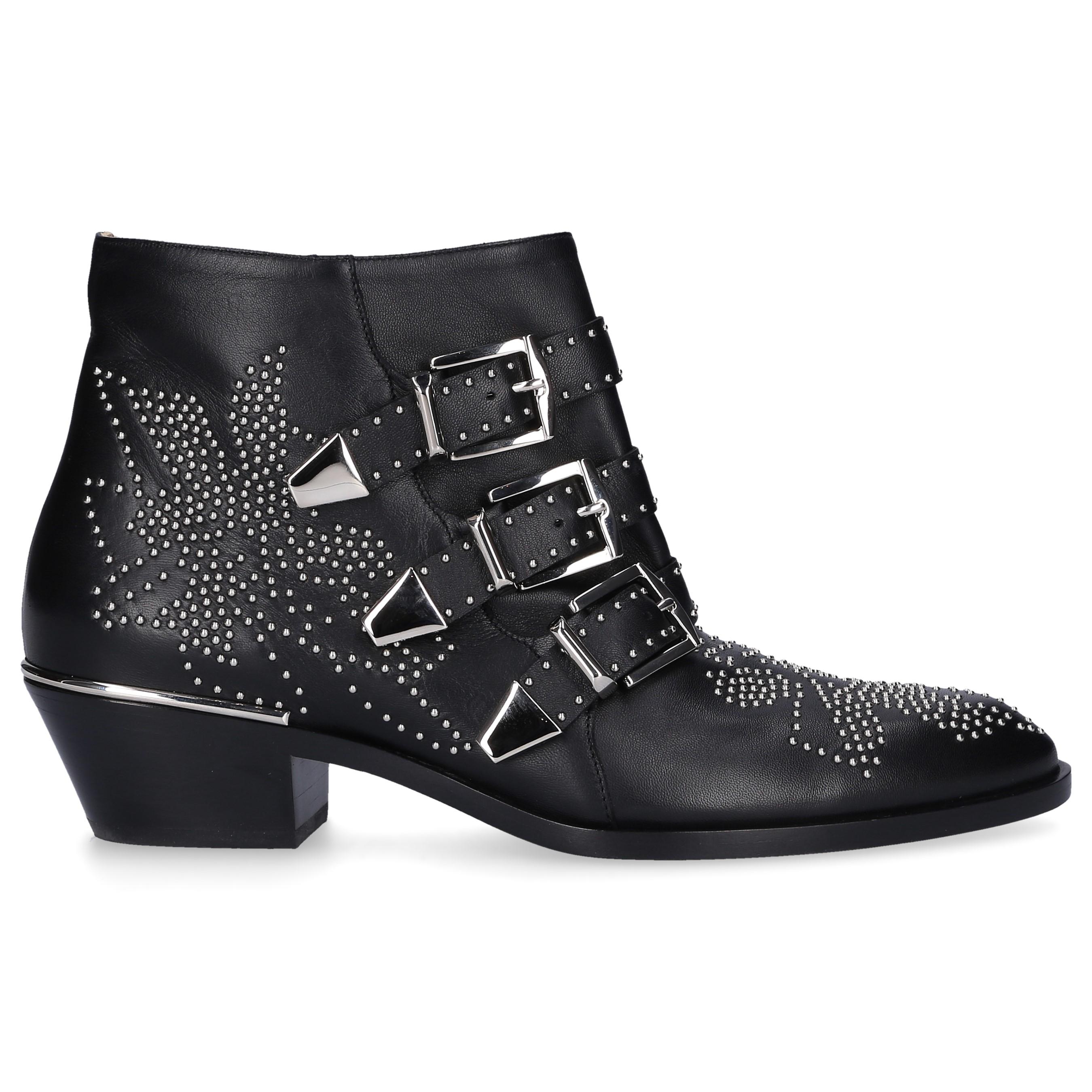 chloe studded booties
