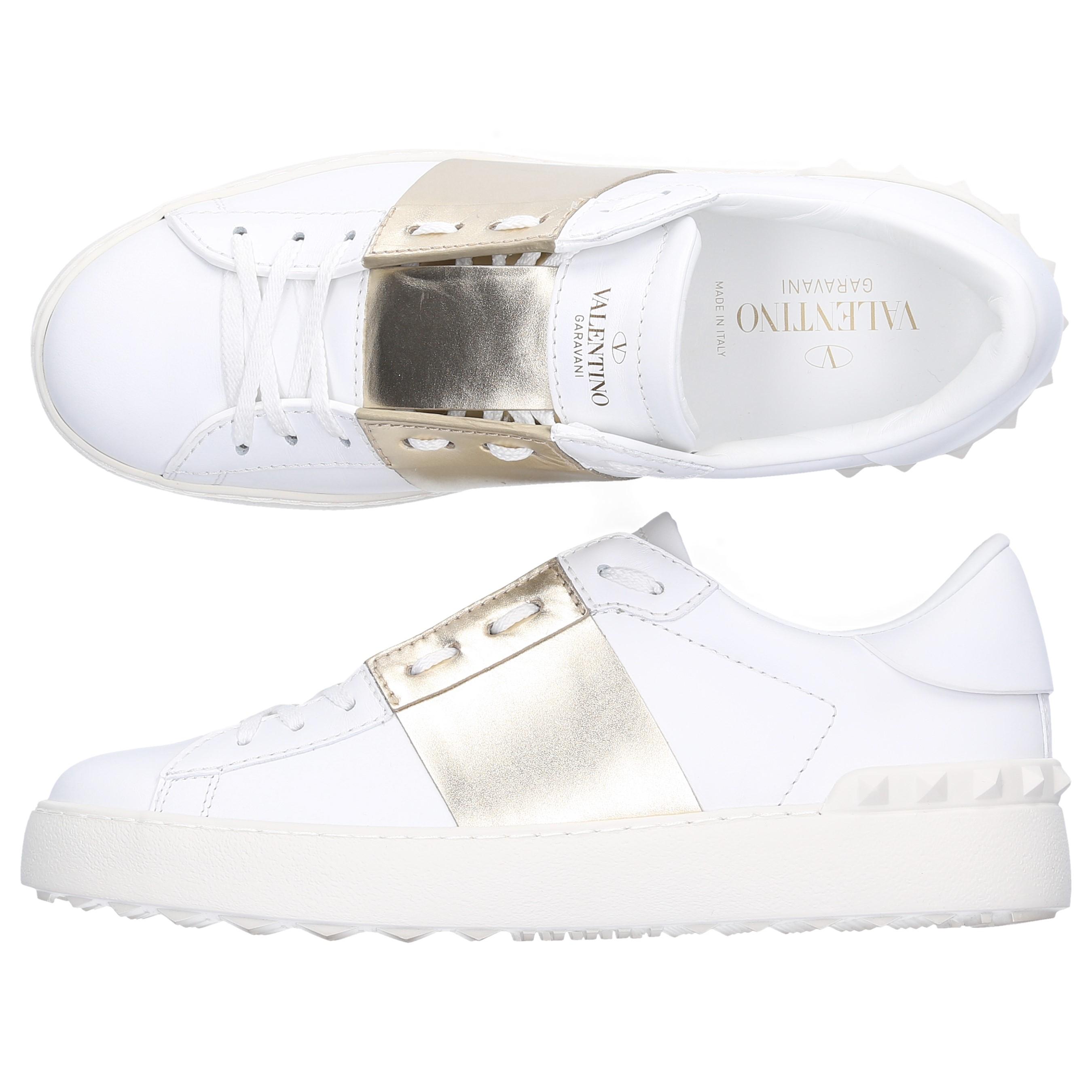 Valentino Open Sneaker Gold Hot Sale, 53% OFF | centro-innato.com