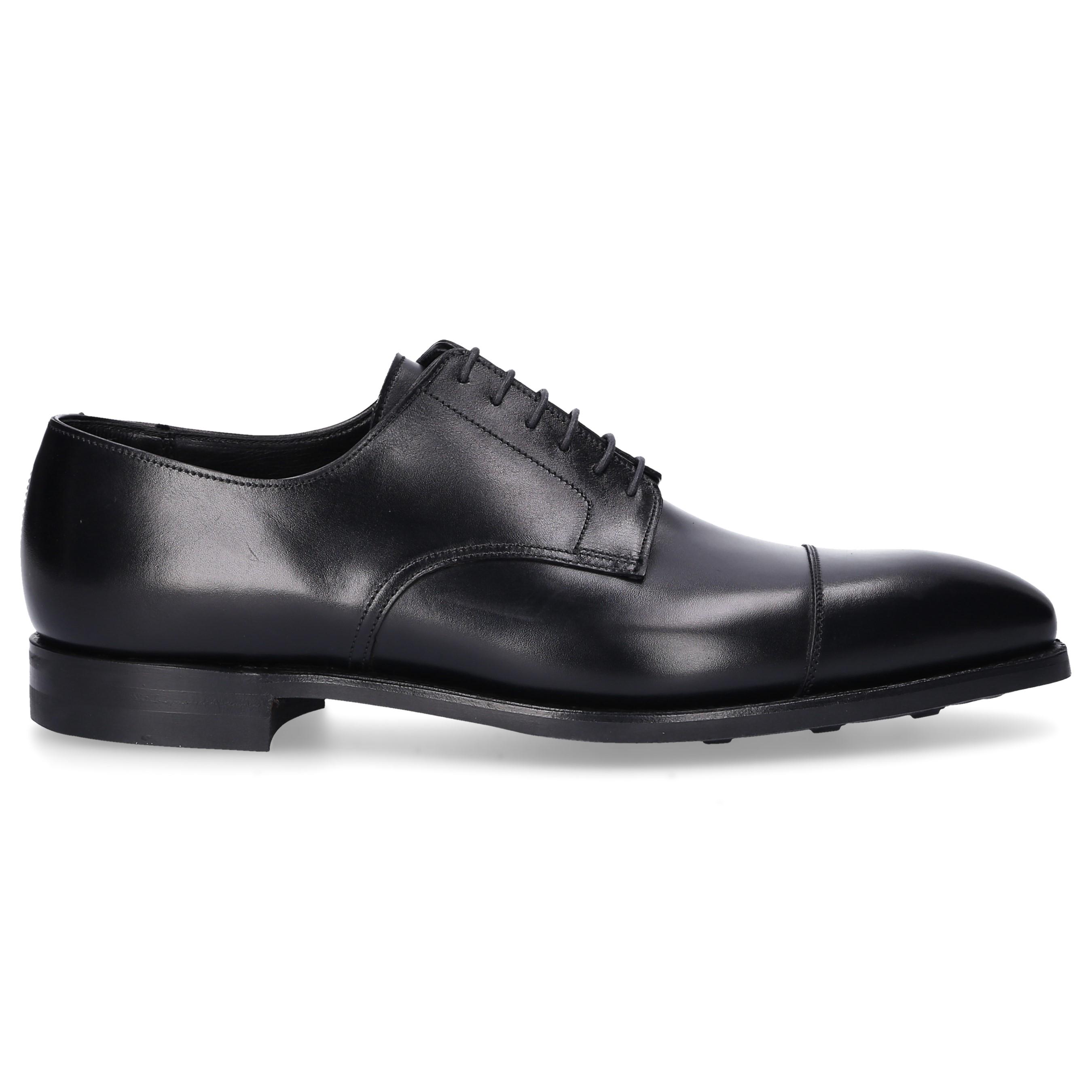 Crockett and Jones Leather Business Shoes Derby Prestwood in Black for ...