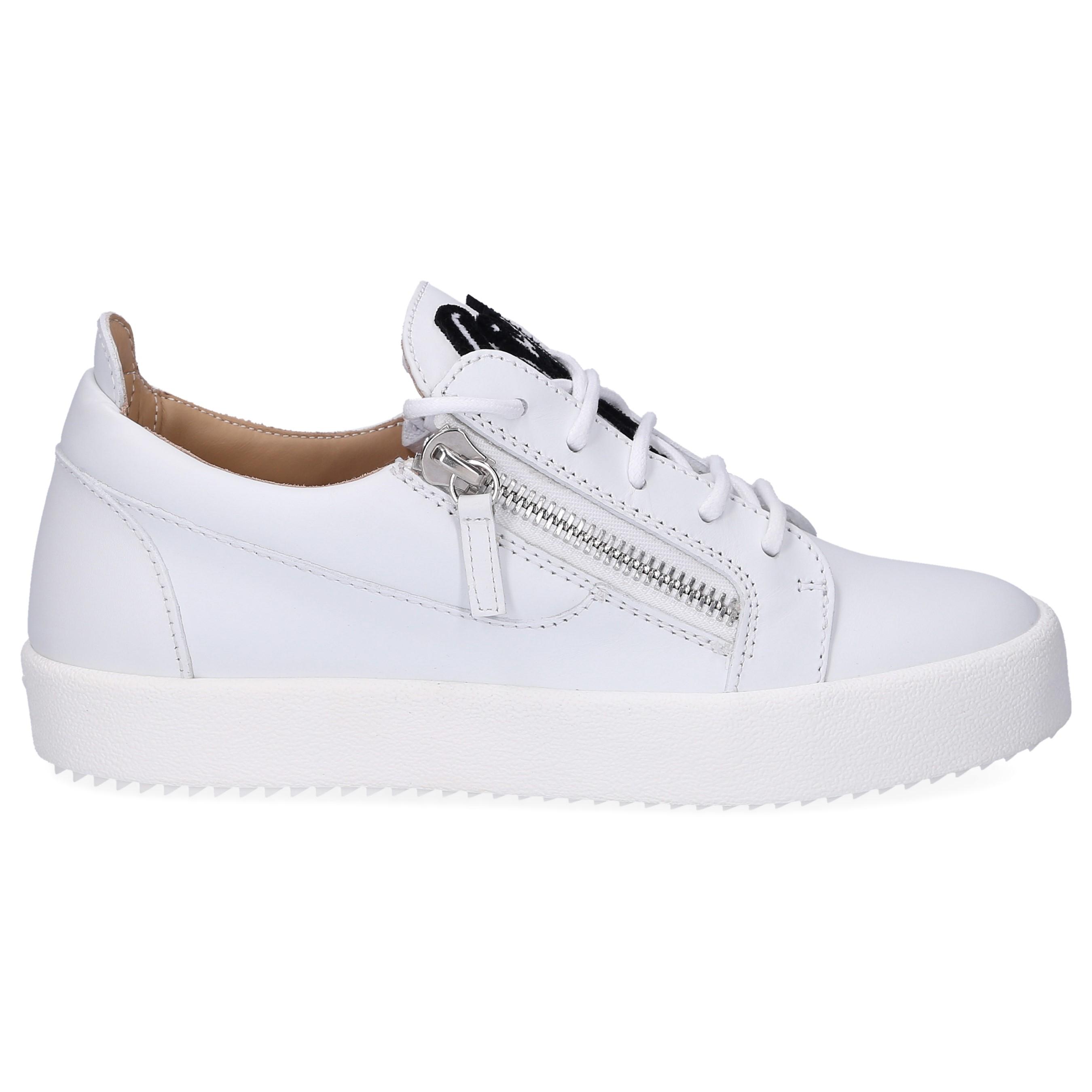 Giuseppe Zanotti Low-top Sneakers Gail Smooth Leather Logo White - Lyst