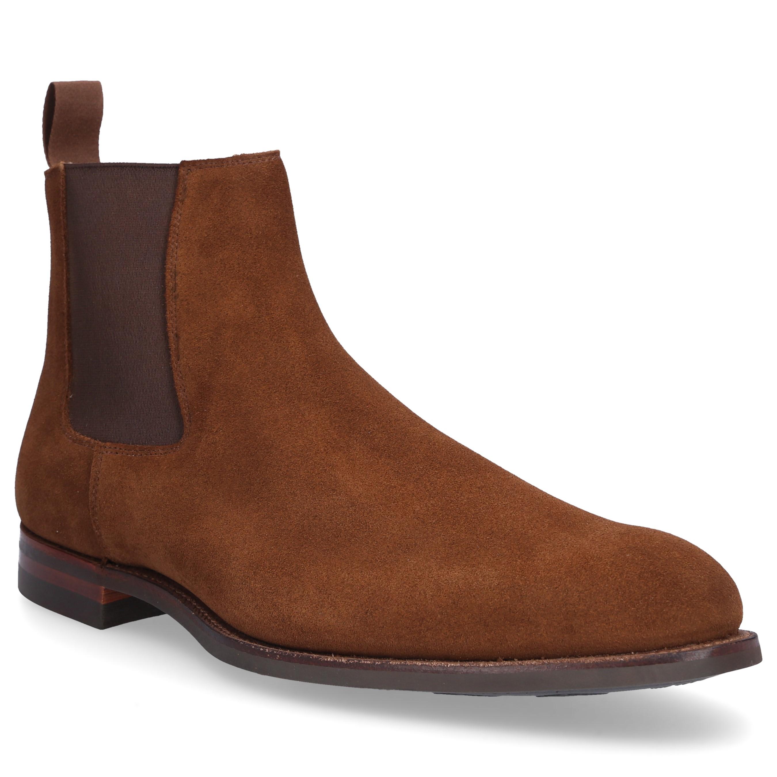 Crockett and Jones Chelsea Boots Lingfield 2 Suede Brown for Men - Lyst