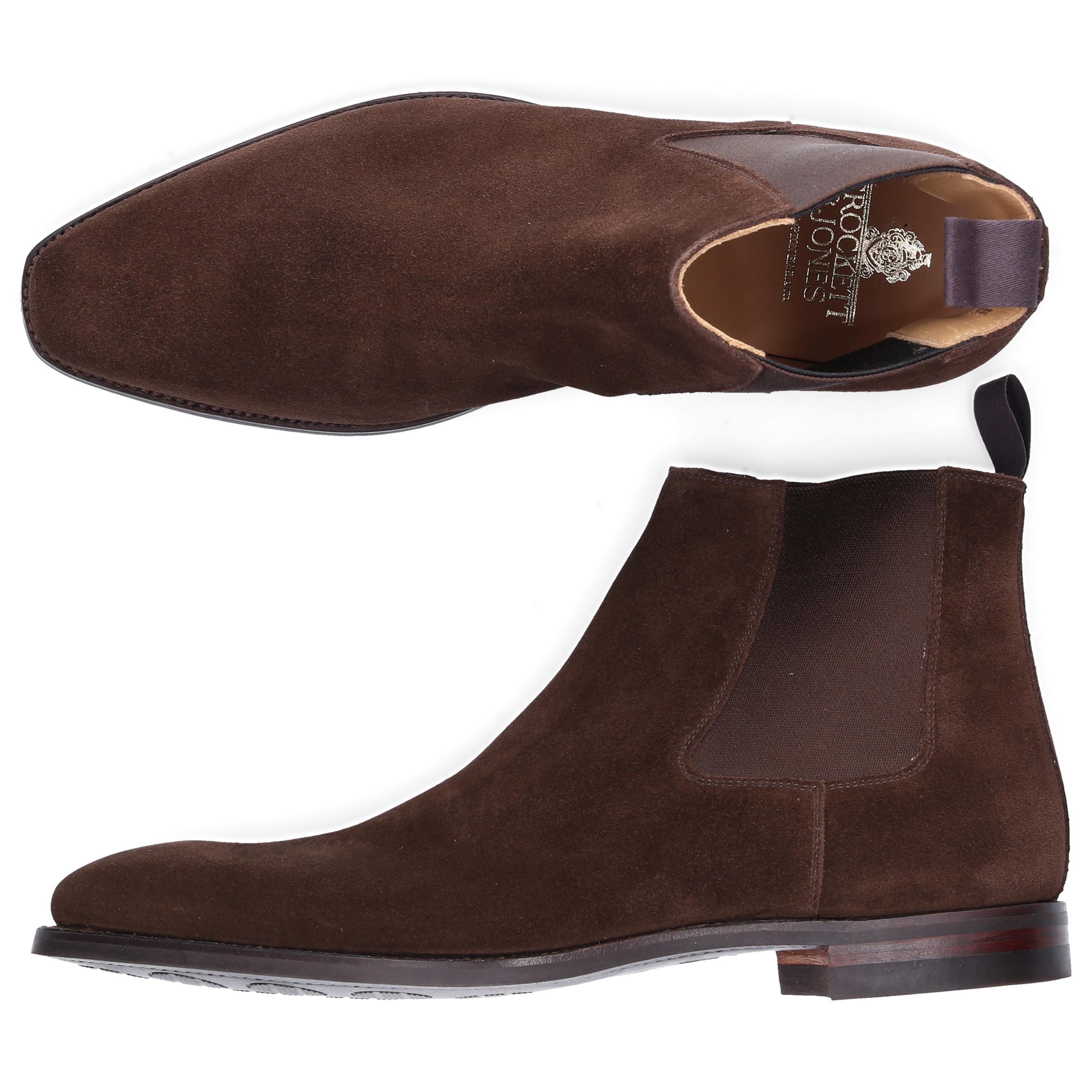 Crockett and Jones Chelsea Boots Lingfield Suede Brown for Men Lyst