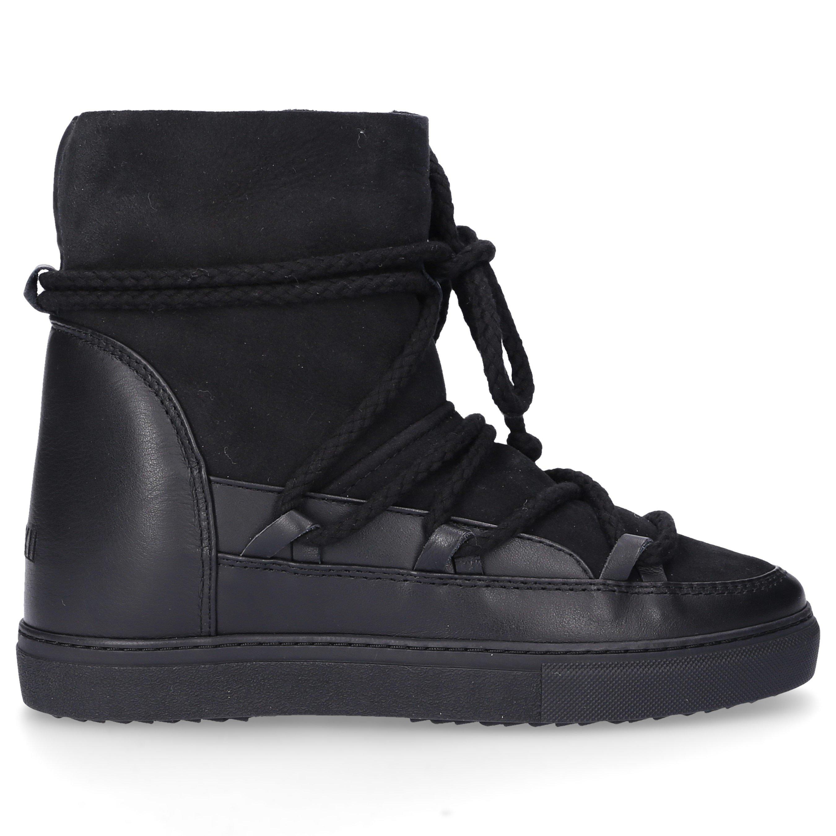 Inuikii Sneaker Classic Leather Ankle Boots in Black | Lyst