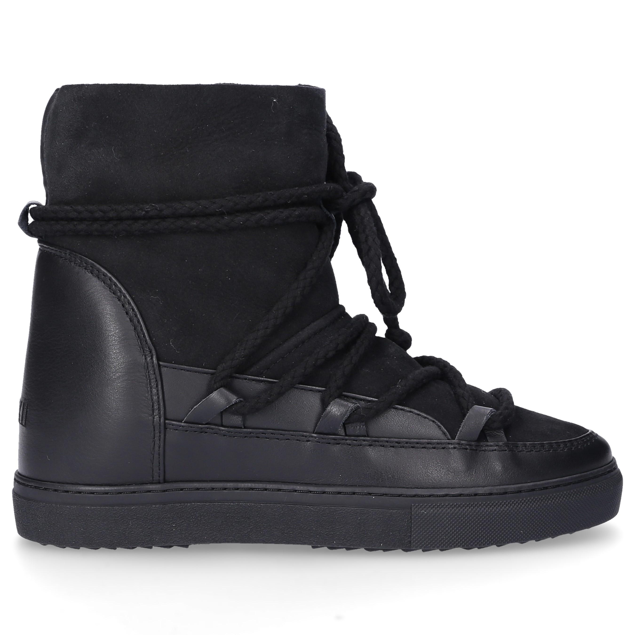 Inuikii Suede Sneaker Classic Leather Ankle Boots in Black - Save 29% - Lyst