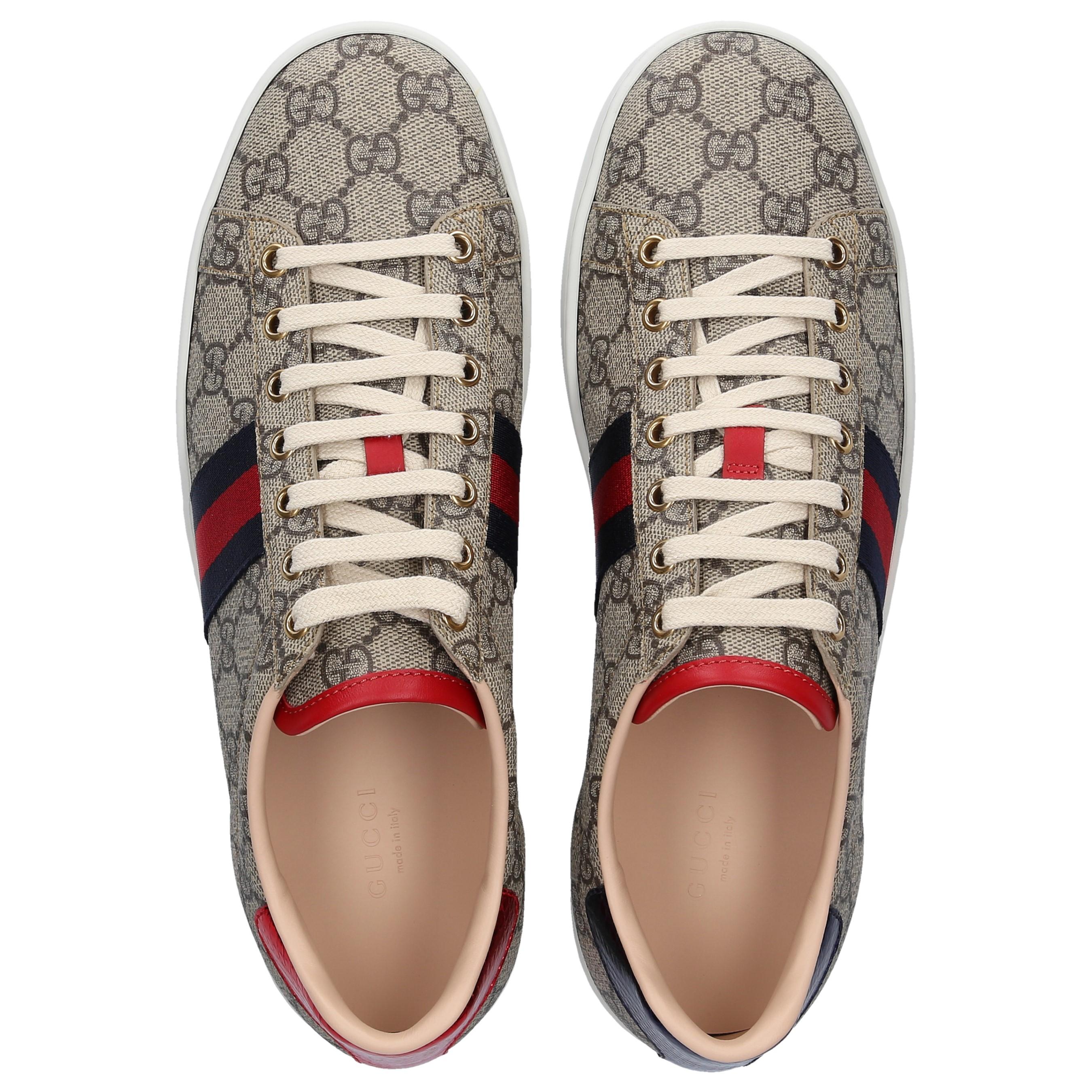 Gucci Gg Canvas New Ace Sneakes in Beige (Natural) - Save 45% | Lyst
