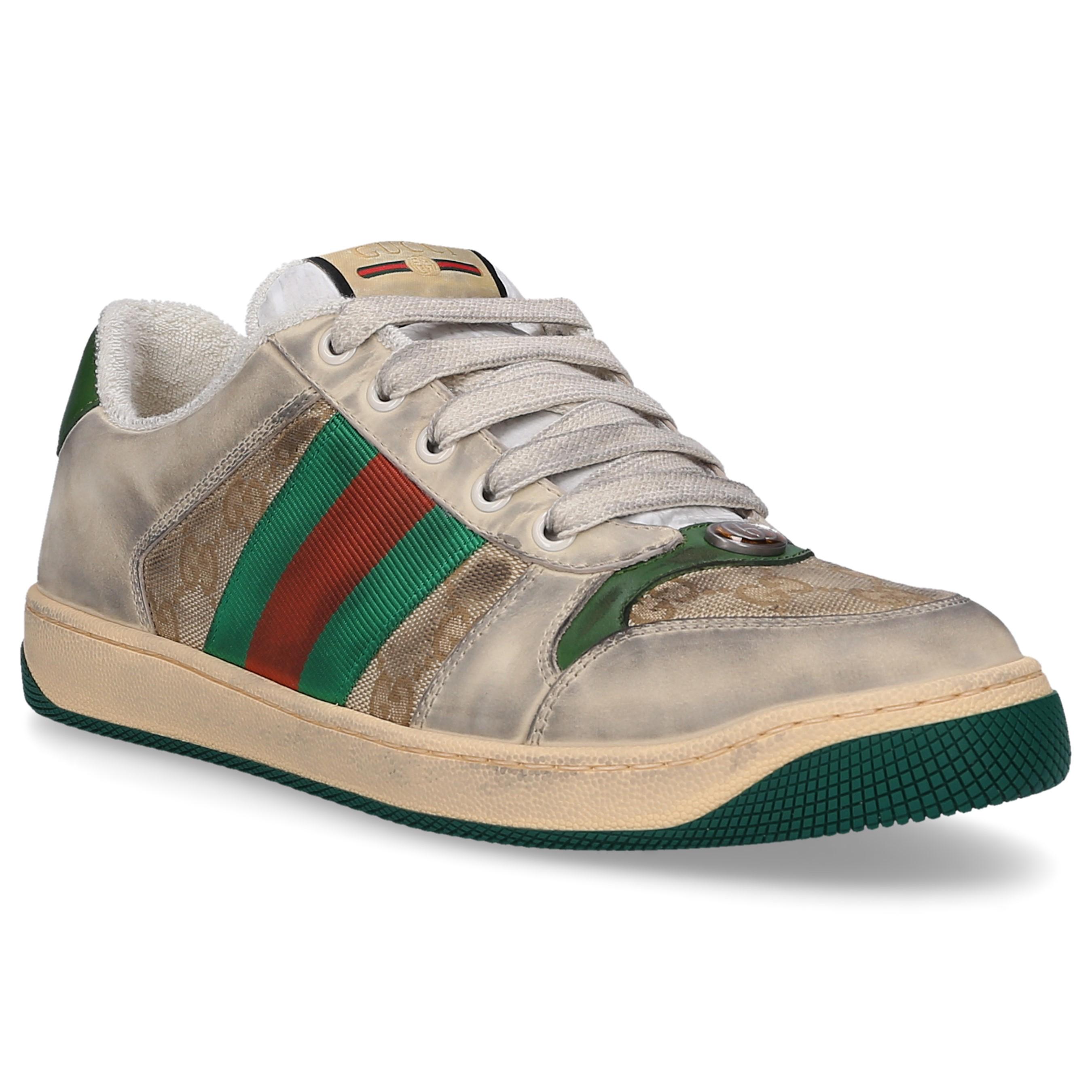 gucci screener leather sneaker