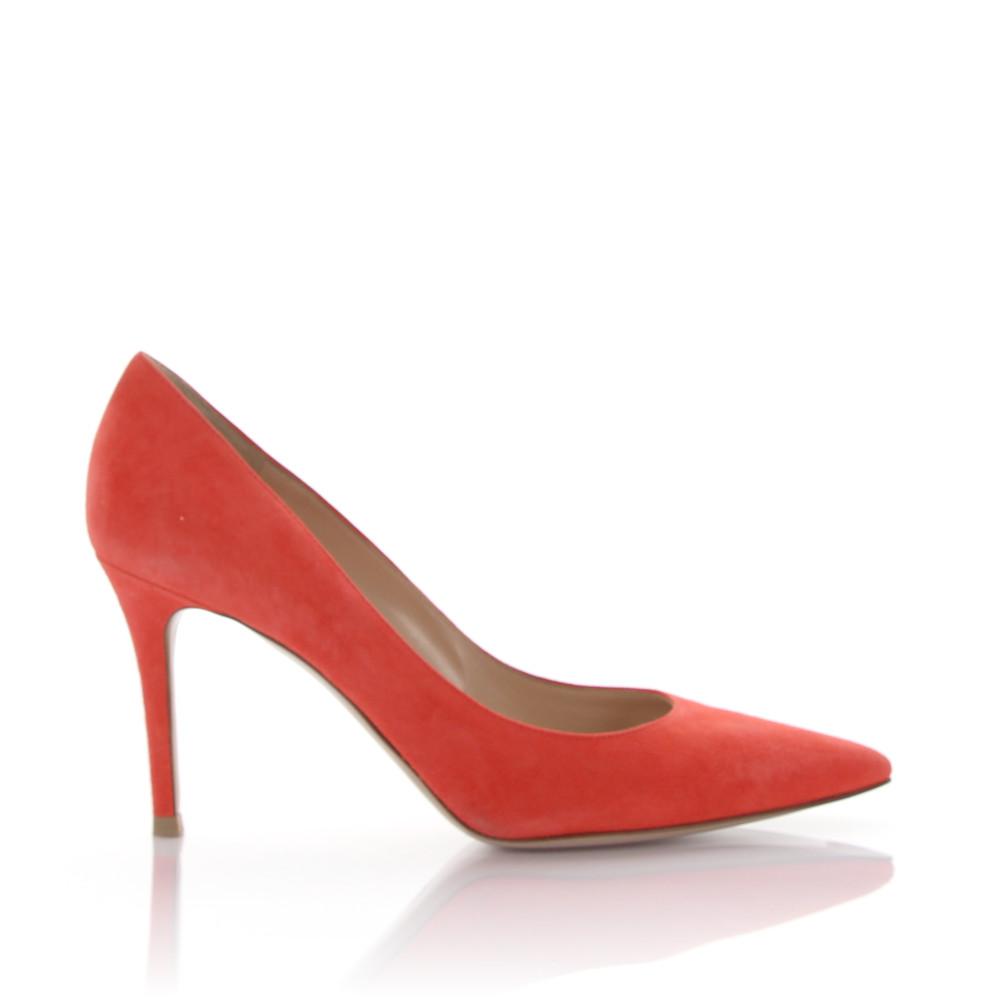 coral coloured sandals