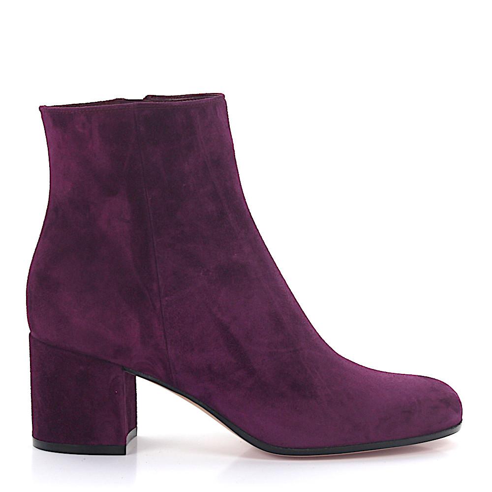 gianvito rossi margaux 65 suede ankle boots