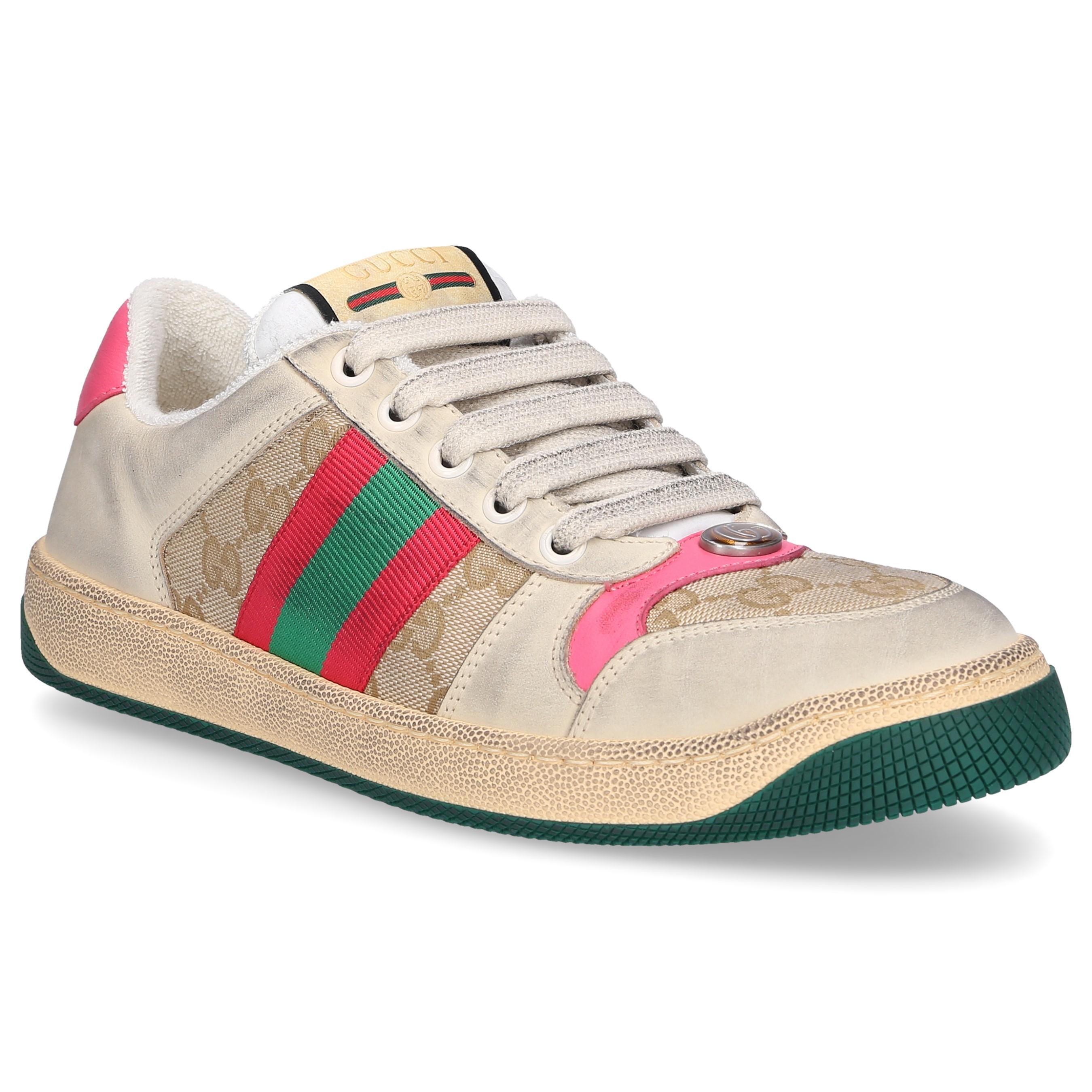gucci screener sneaker pink