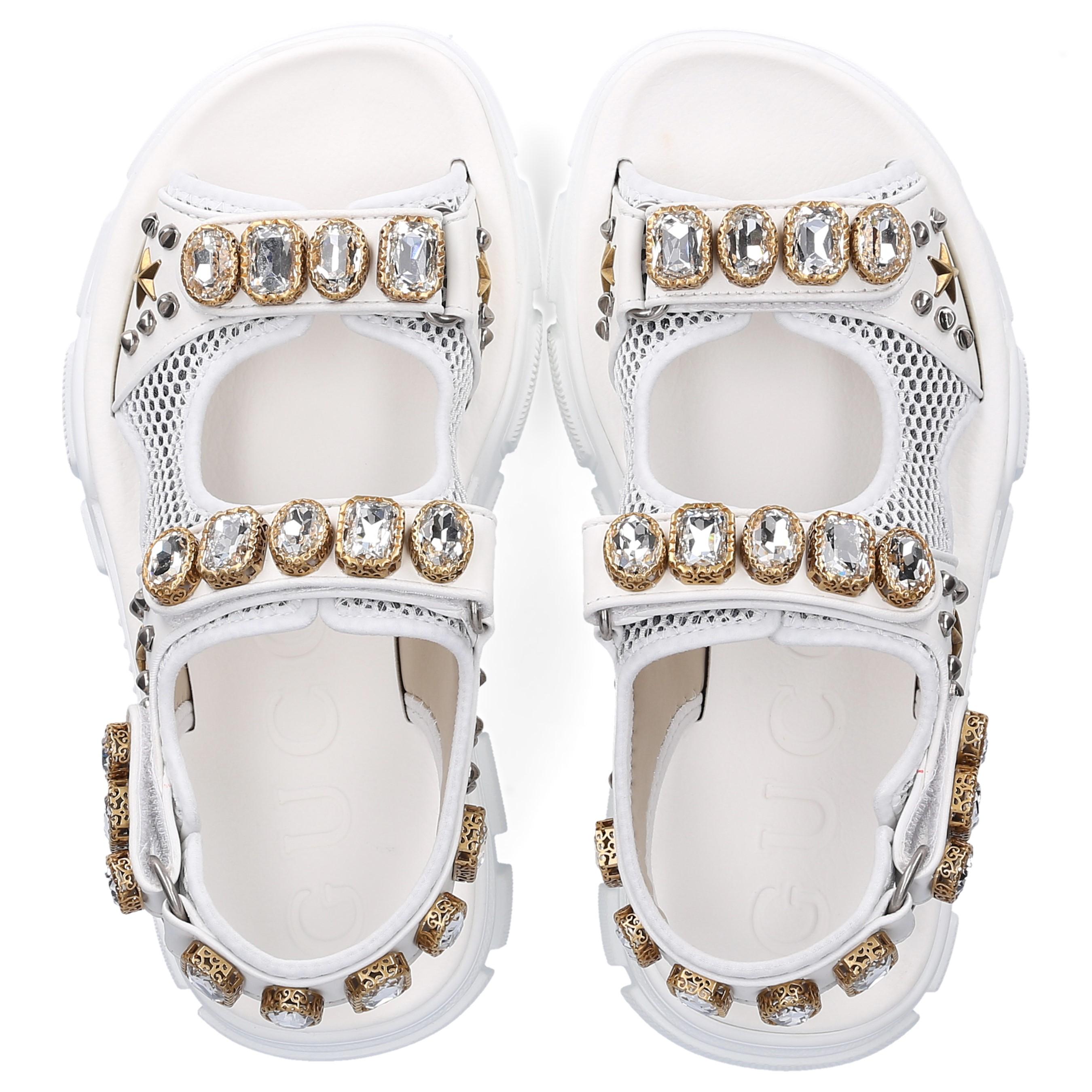 gucci sandals crystal