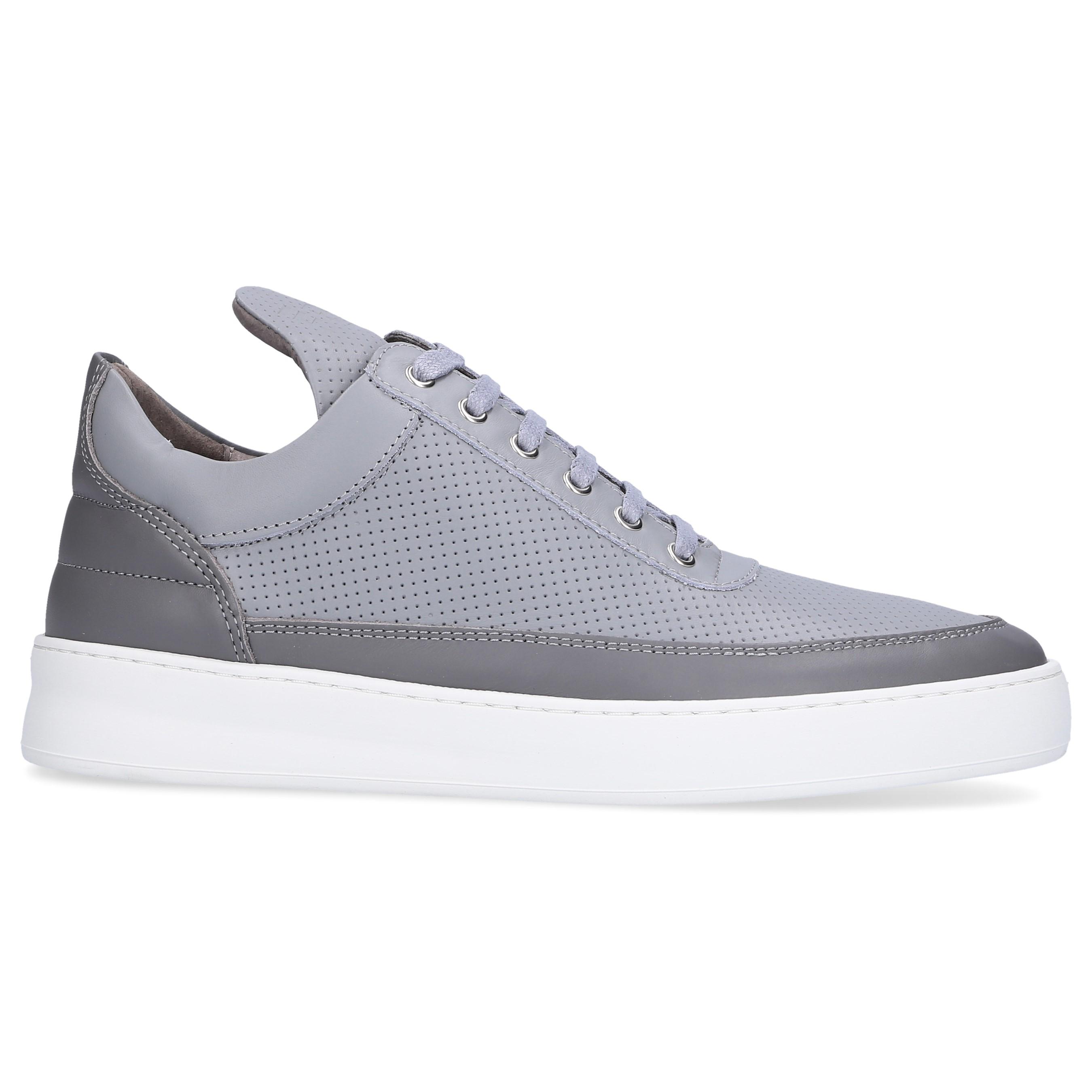 Filling Pieces Leather Sneakers Grey 